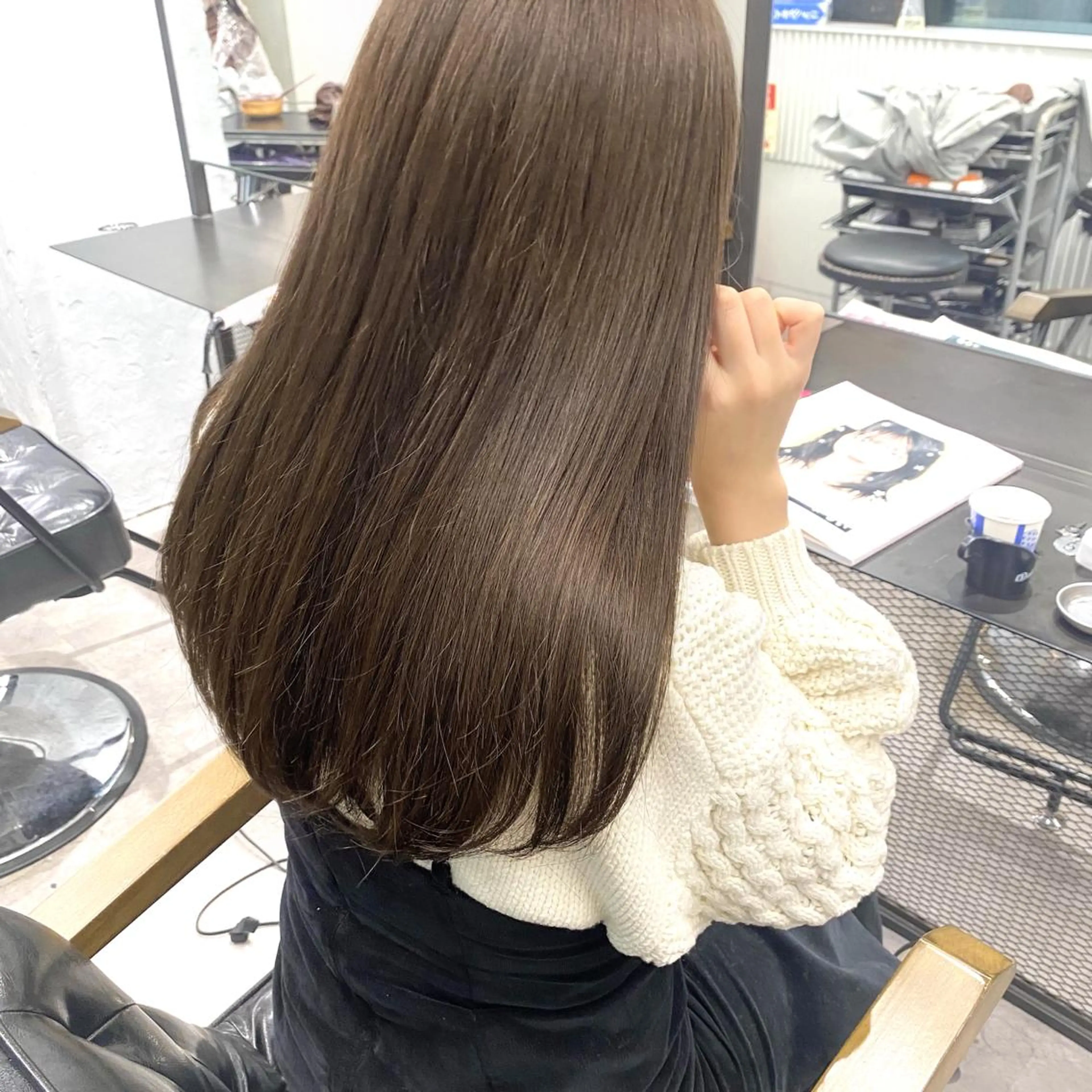セミロング カラー ヘアアレンジ カット ヘアカラー トリートメント 🦋トレンドヘア🦋 竹内克弥のヘアスタイル