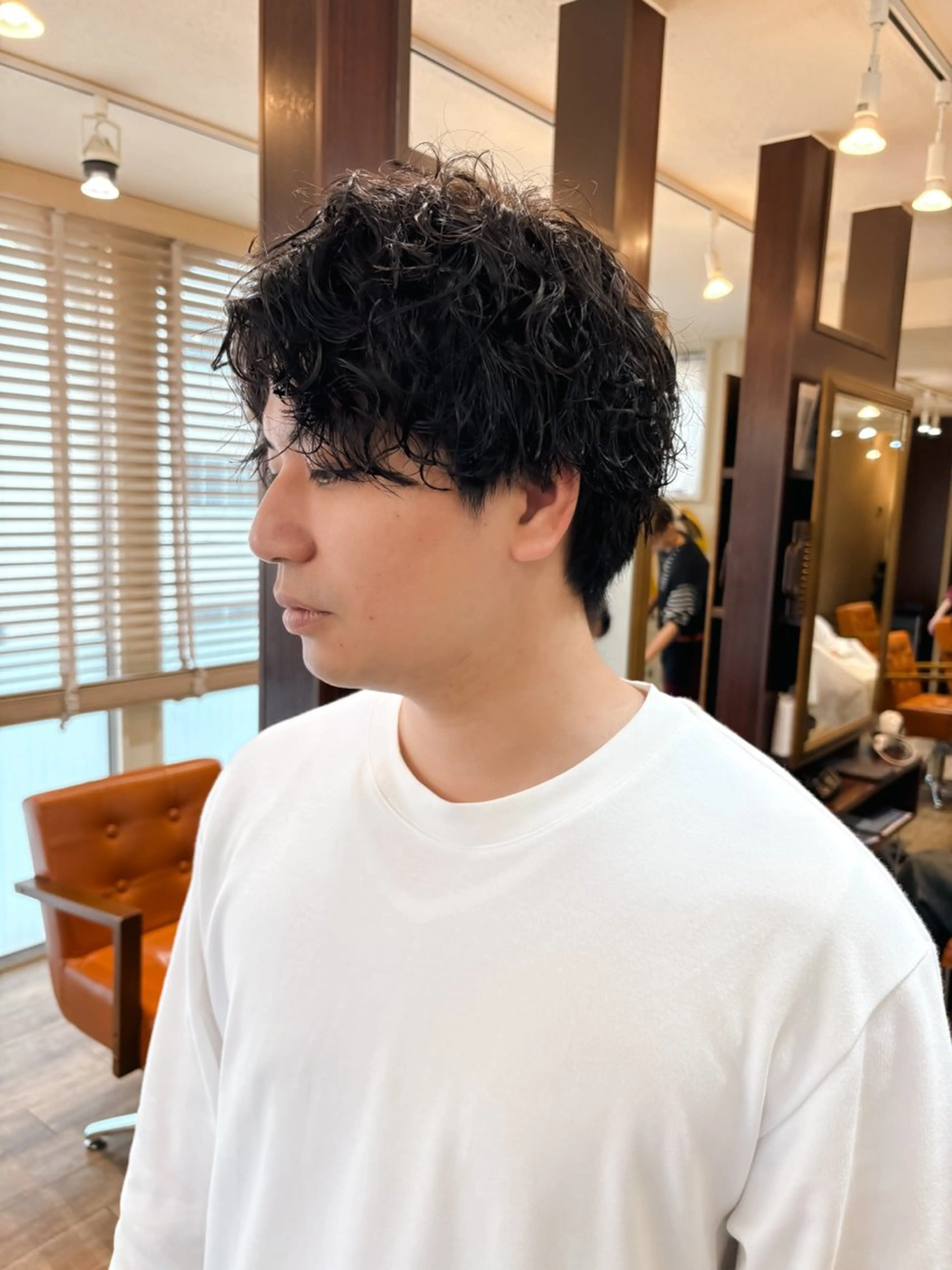 ショート パーマ メンズ カット パーマ トリートメント enVOGUE🌀 宮本泰周のヘアスタイル