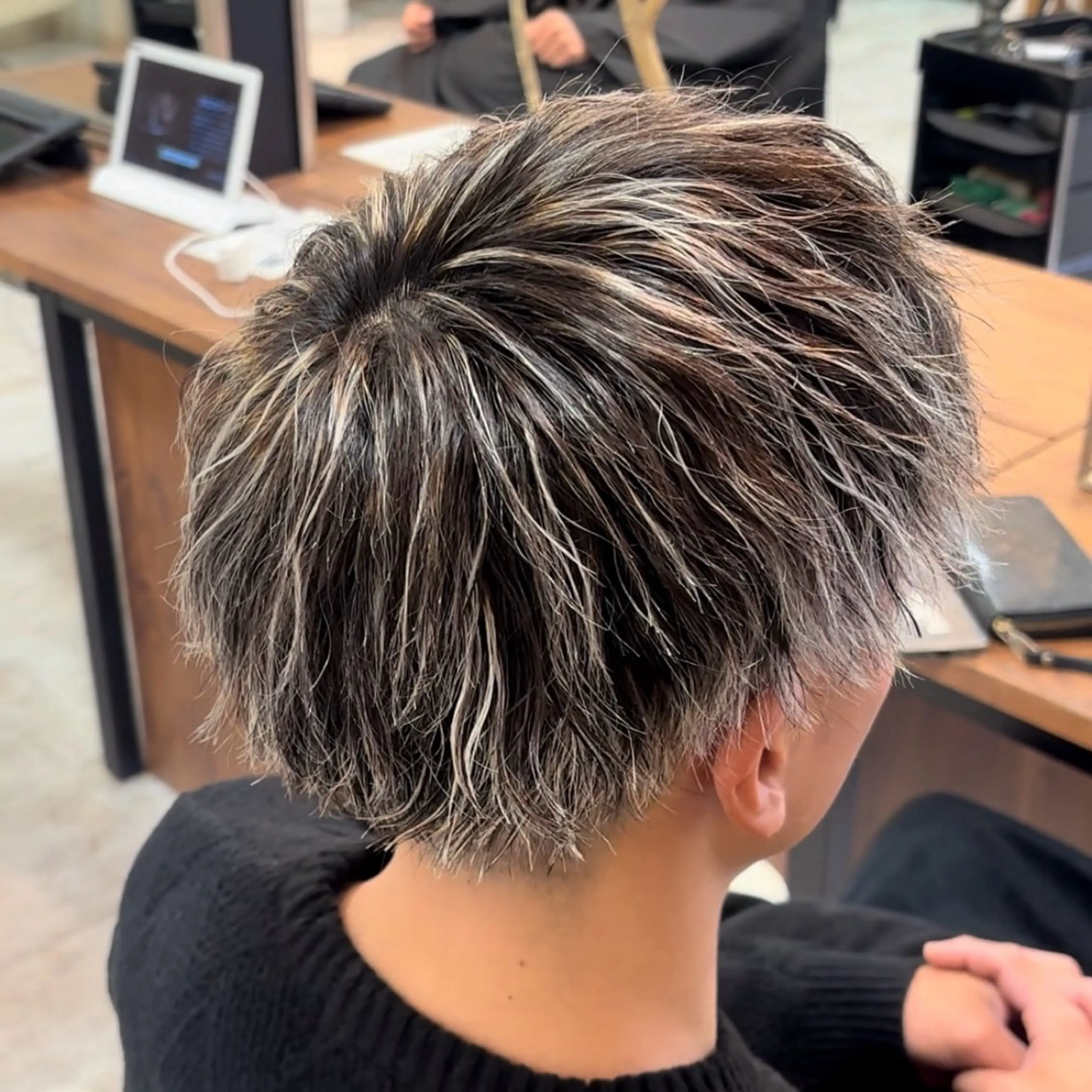 パーマ メンズ 髪質改善縮毛５０％ OFF/吉田 響歌♡のヘアスタイル