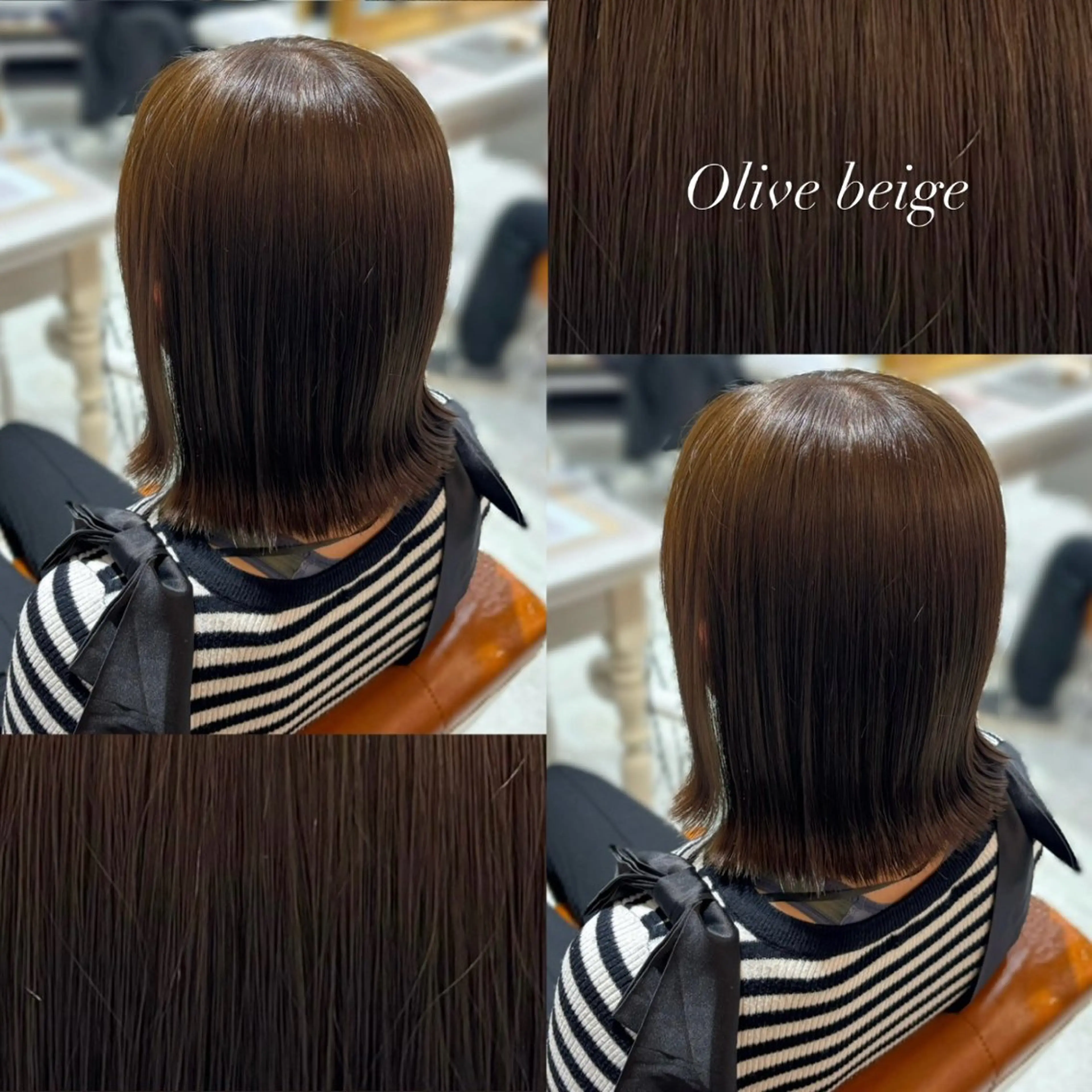 ミディアム カラー ヘアカラー トリートメント 伊藤 粹 /浦和/艶カラーのヘアスタイル