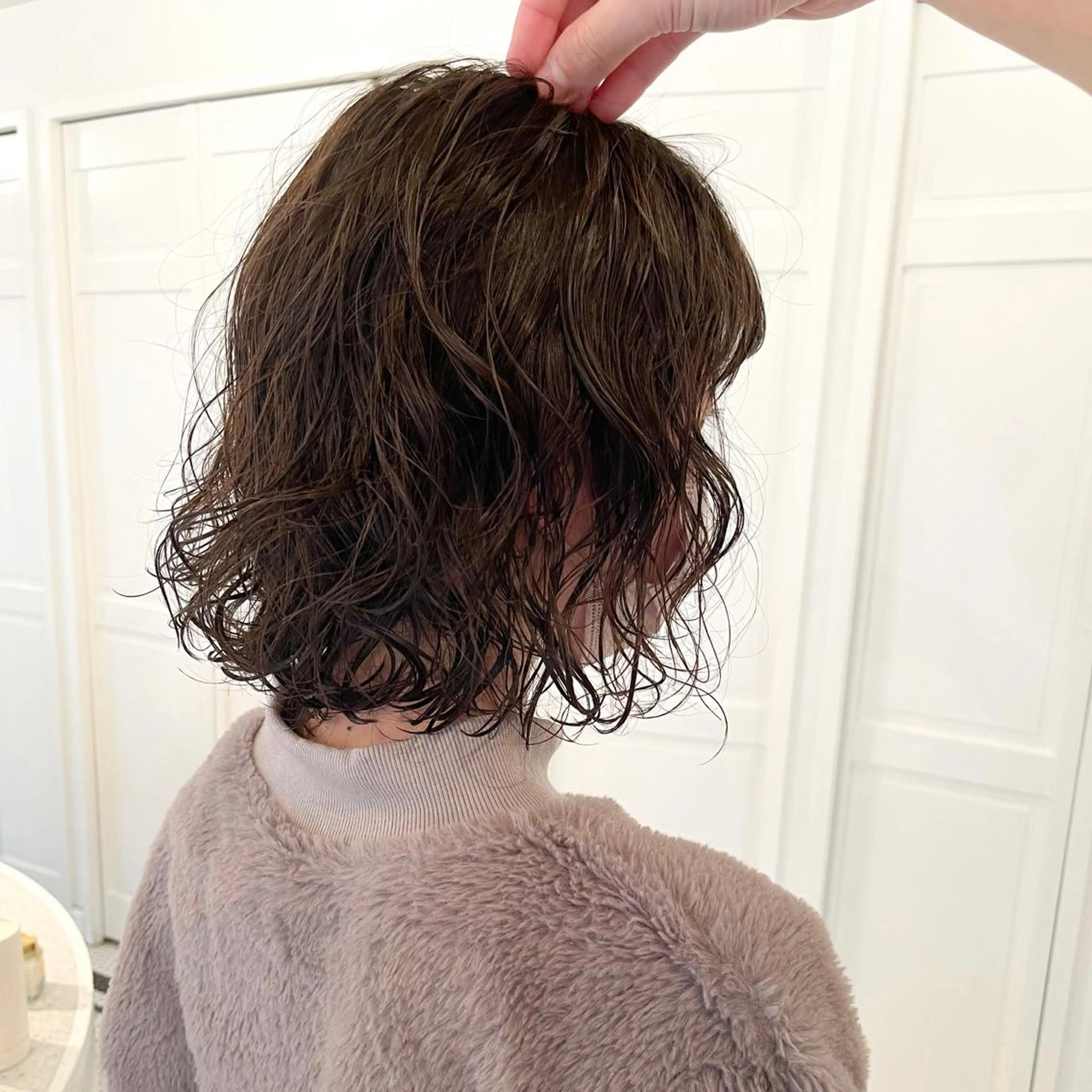 ミディアム パーマ Memories 銀座のヘアスタイル