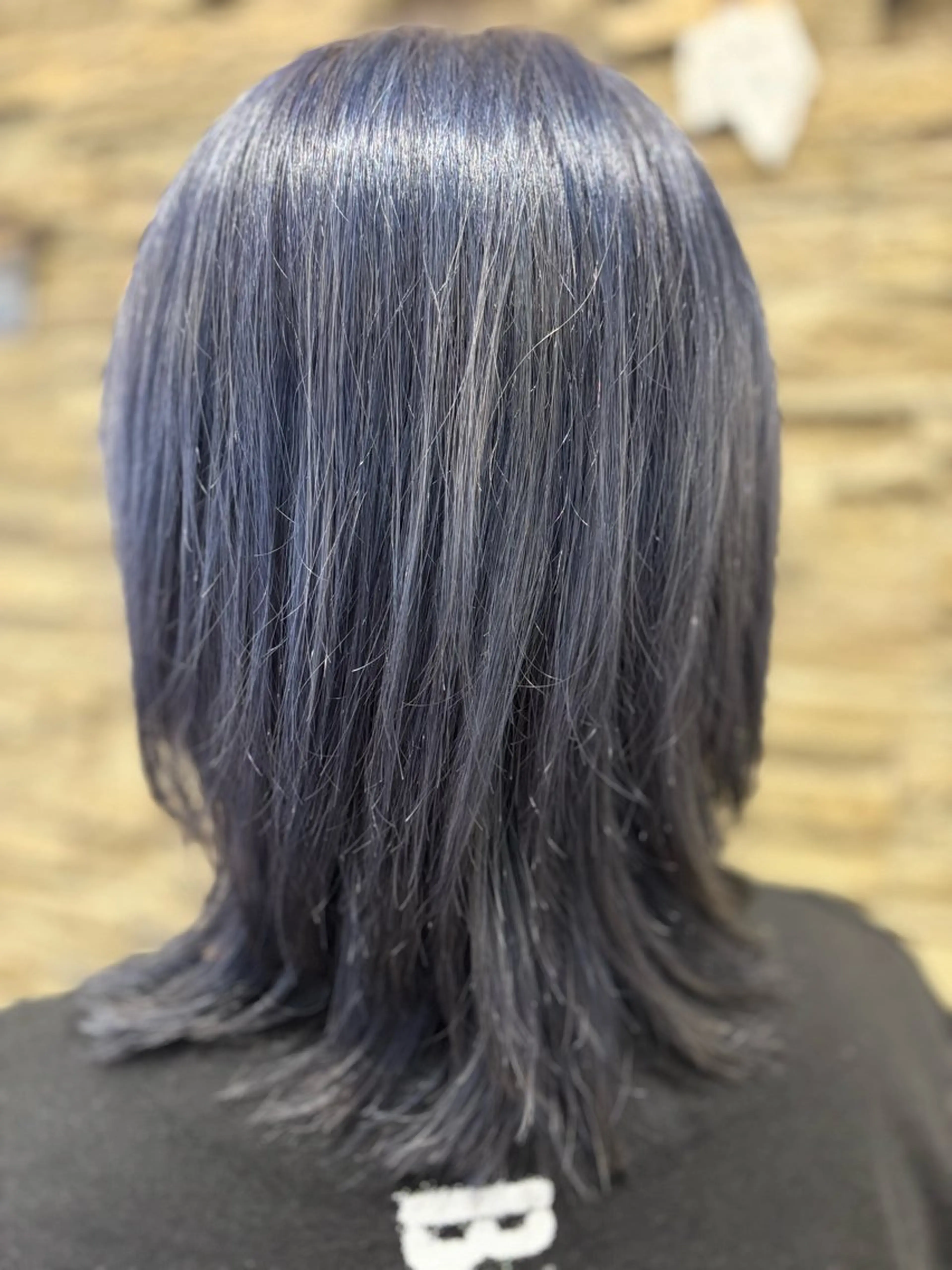 ミディアム カラー 作並 美穂のヘアスタイル