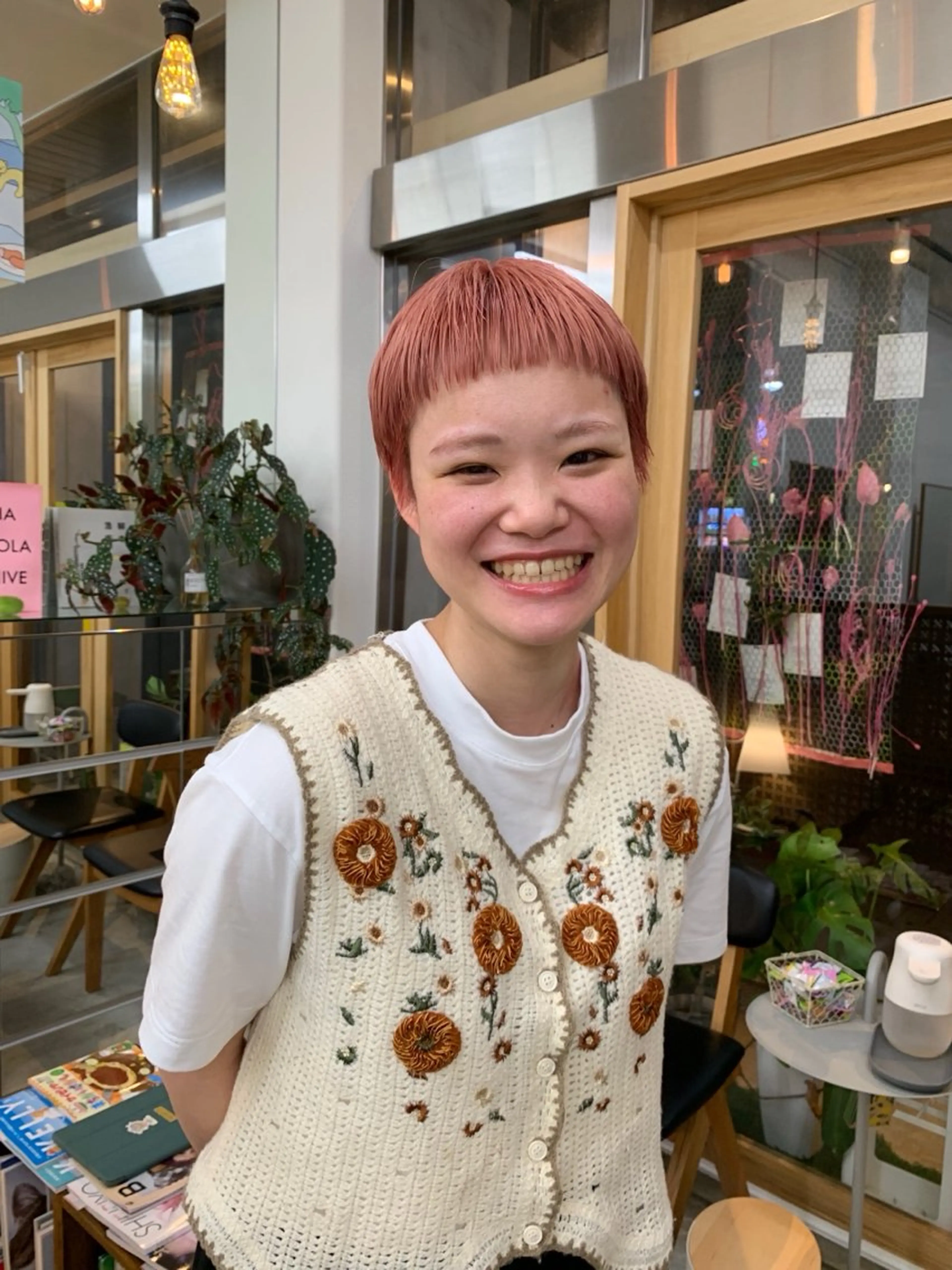 ショート カラー 原田 穂真のヘアスタイル