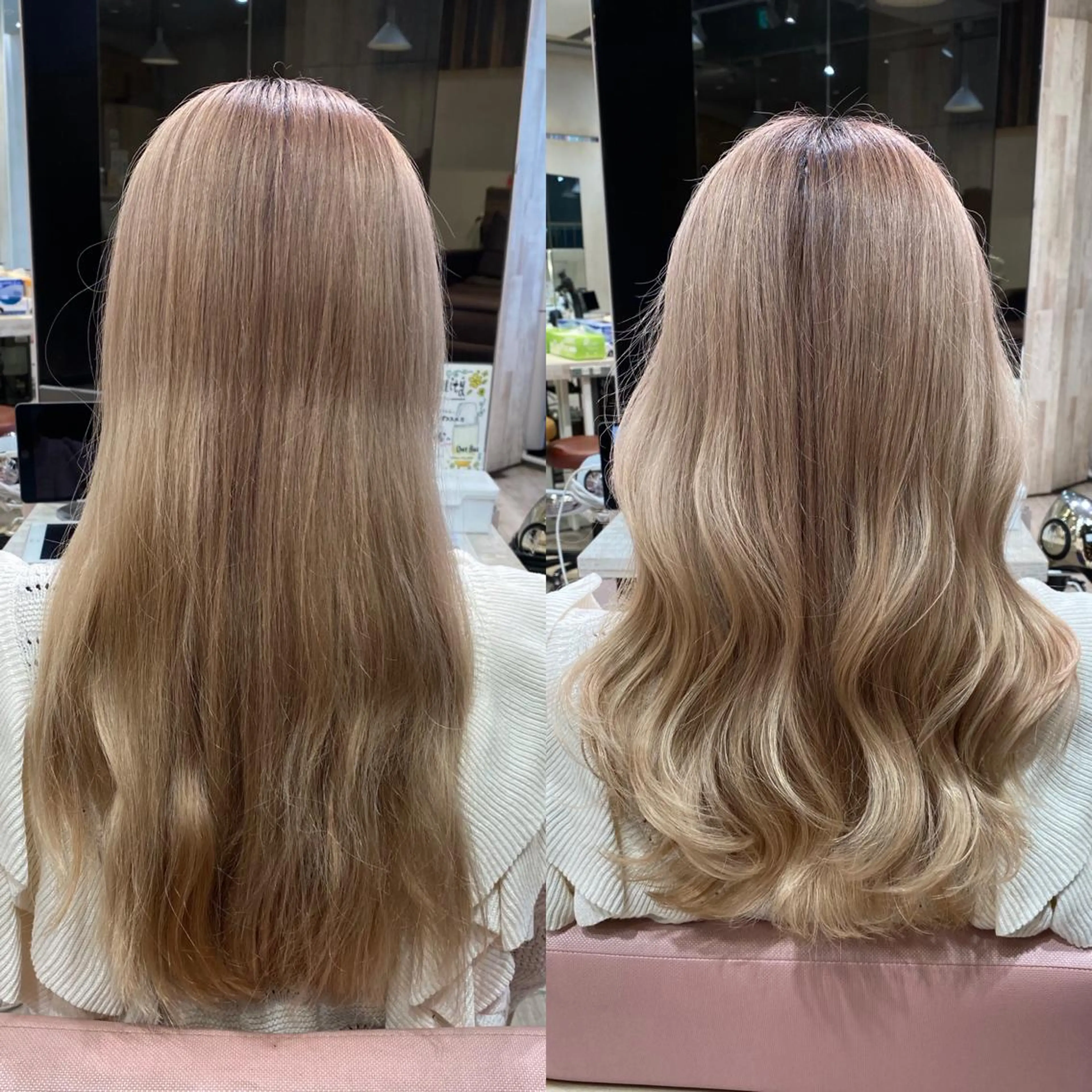 ロング 顔まわりカット🌟 くびれヘア/寺門遥輝のヘアスタイル