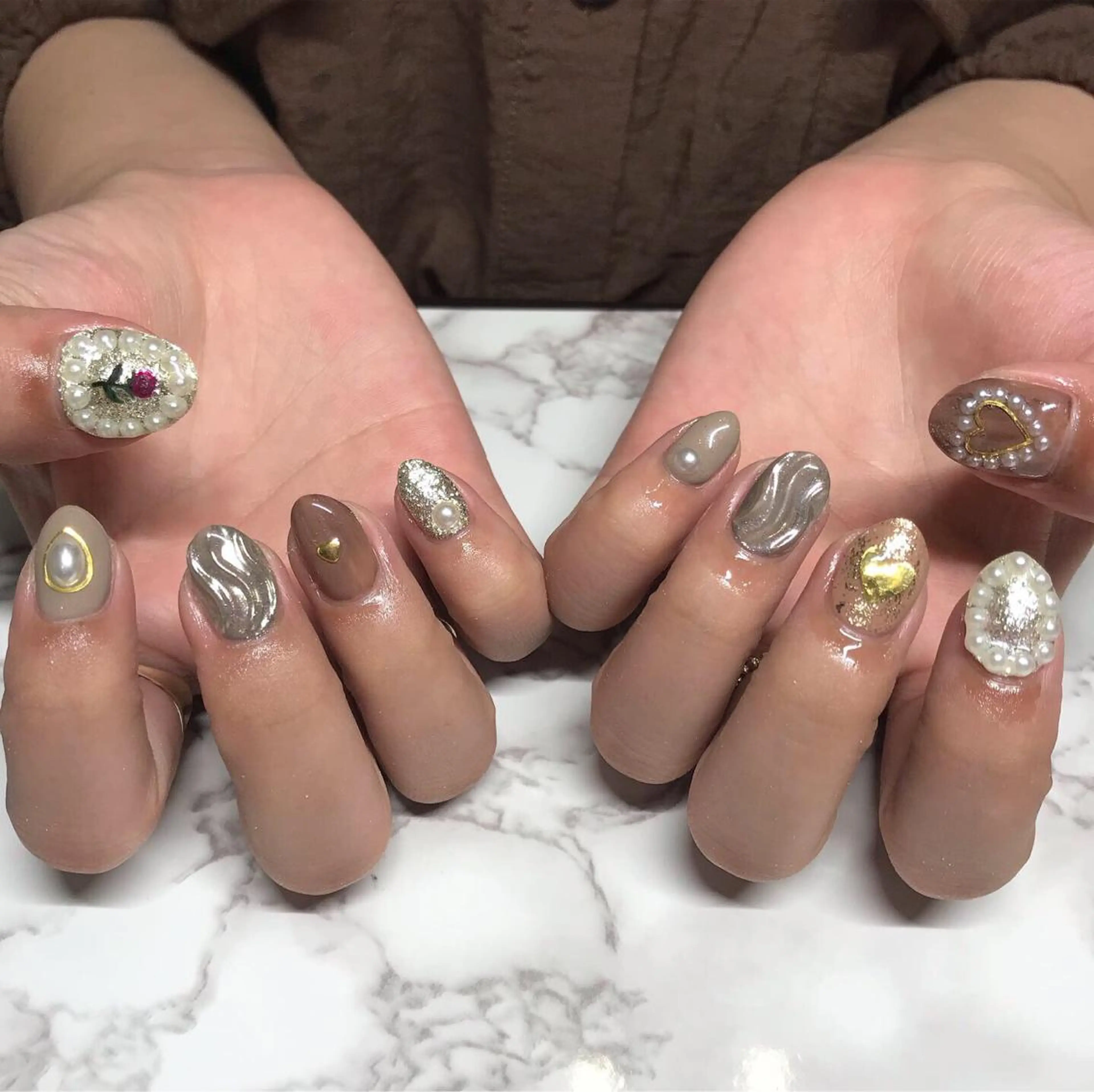 ネイル 持ち込み アスピーネイル asukaのネイルデザイン