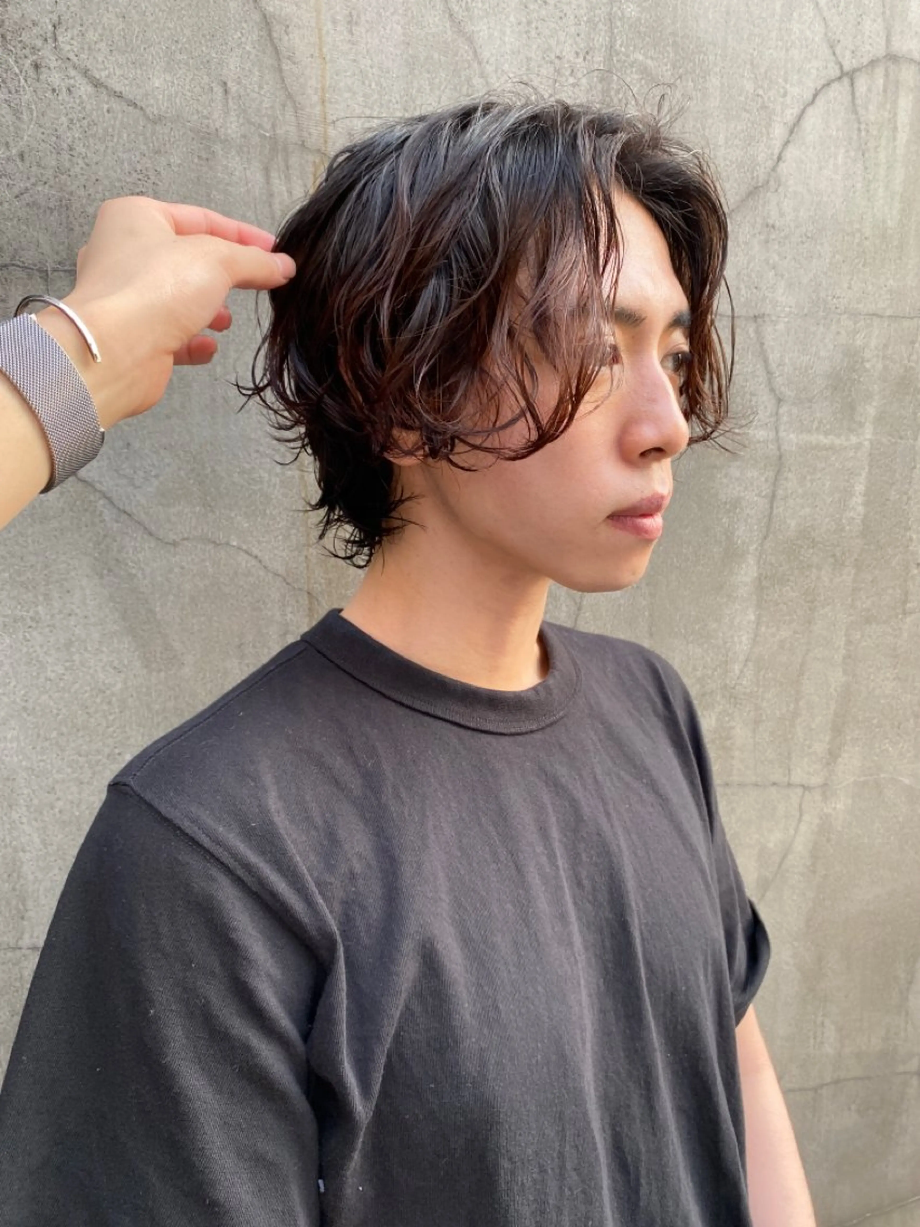 ショート パーマ メンズ カット パーマ トリートメント メンズヘア/パーマ/ SHOUTOのヘアスタイル