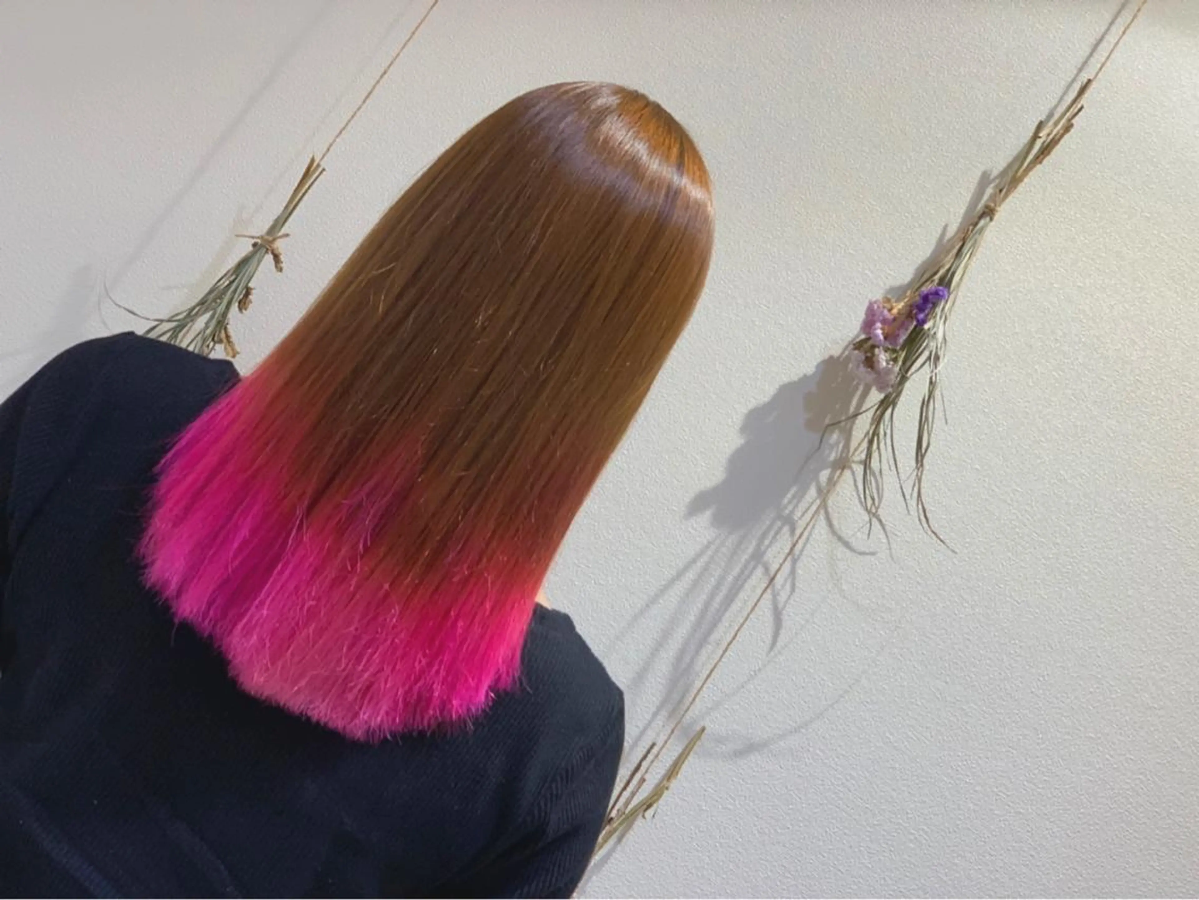 セミロング カラー ヘアアレンジ ブリーチ トリートメント 【メンズ縮毛矯正/ Ryokaのヘアスタイル