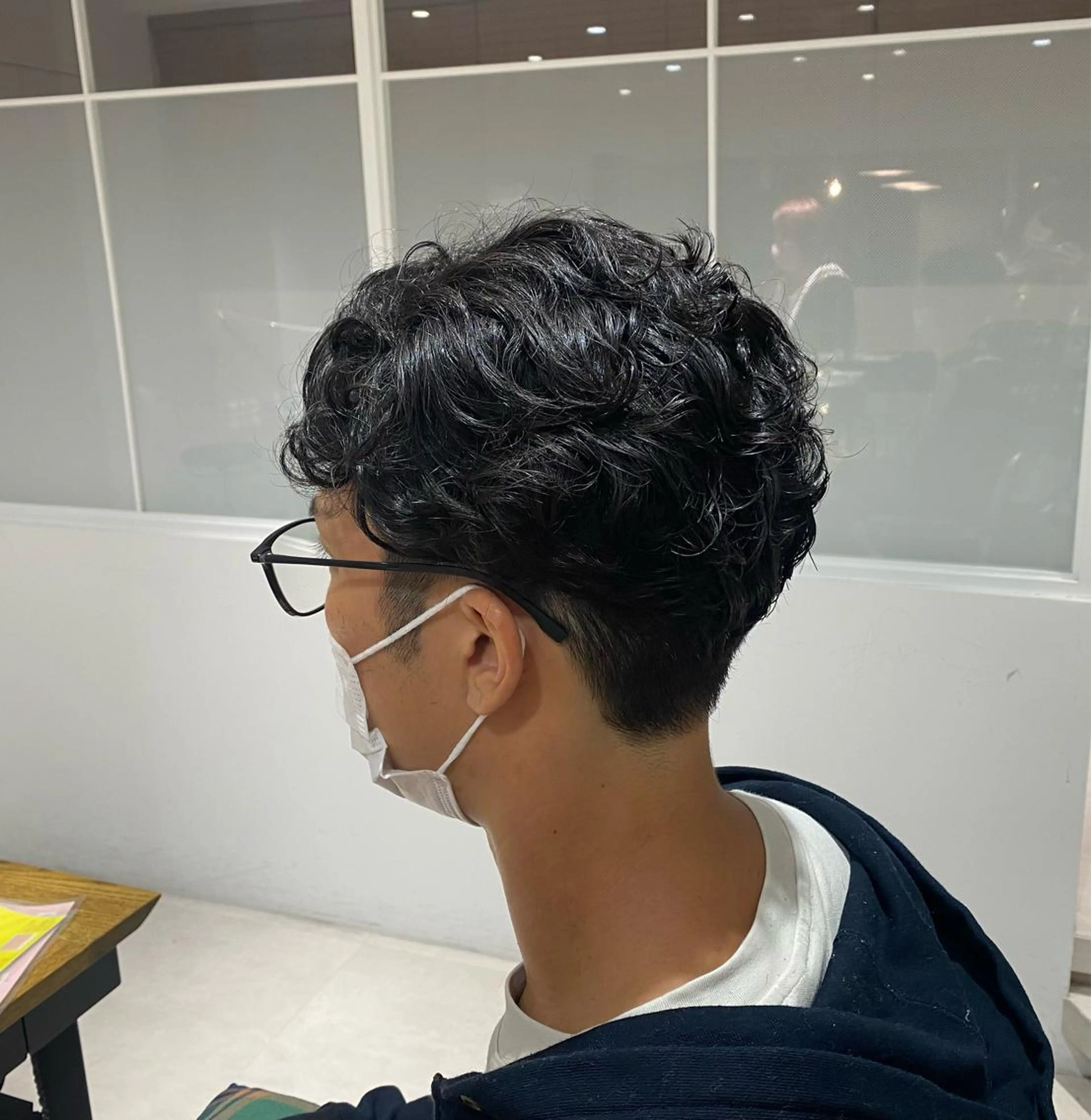 メンズ カット パーマ たなか もえなのヘアスタイル