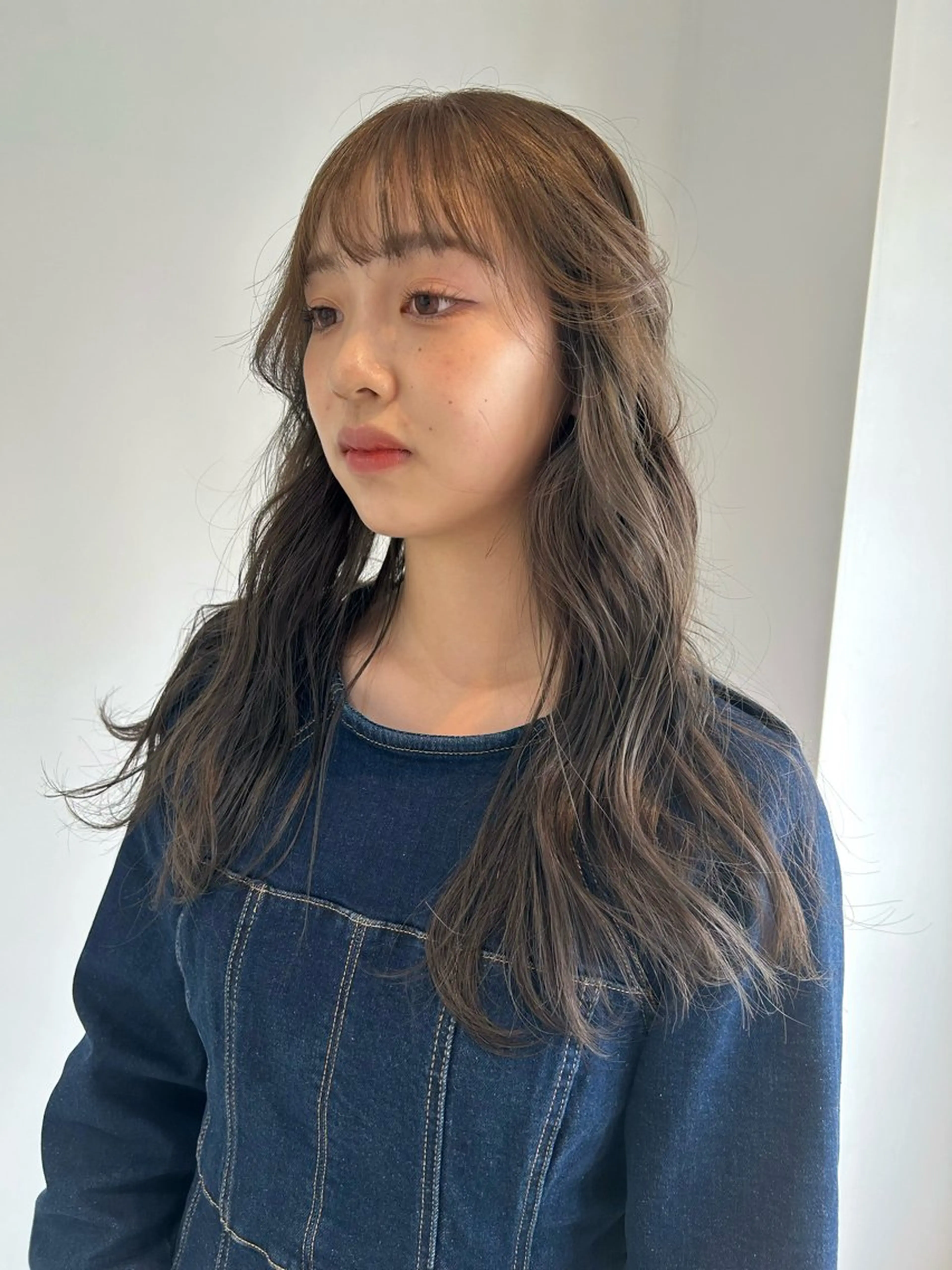 ブリーチを使わない透明感Wカラー🎀の写真