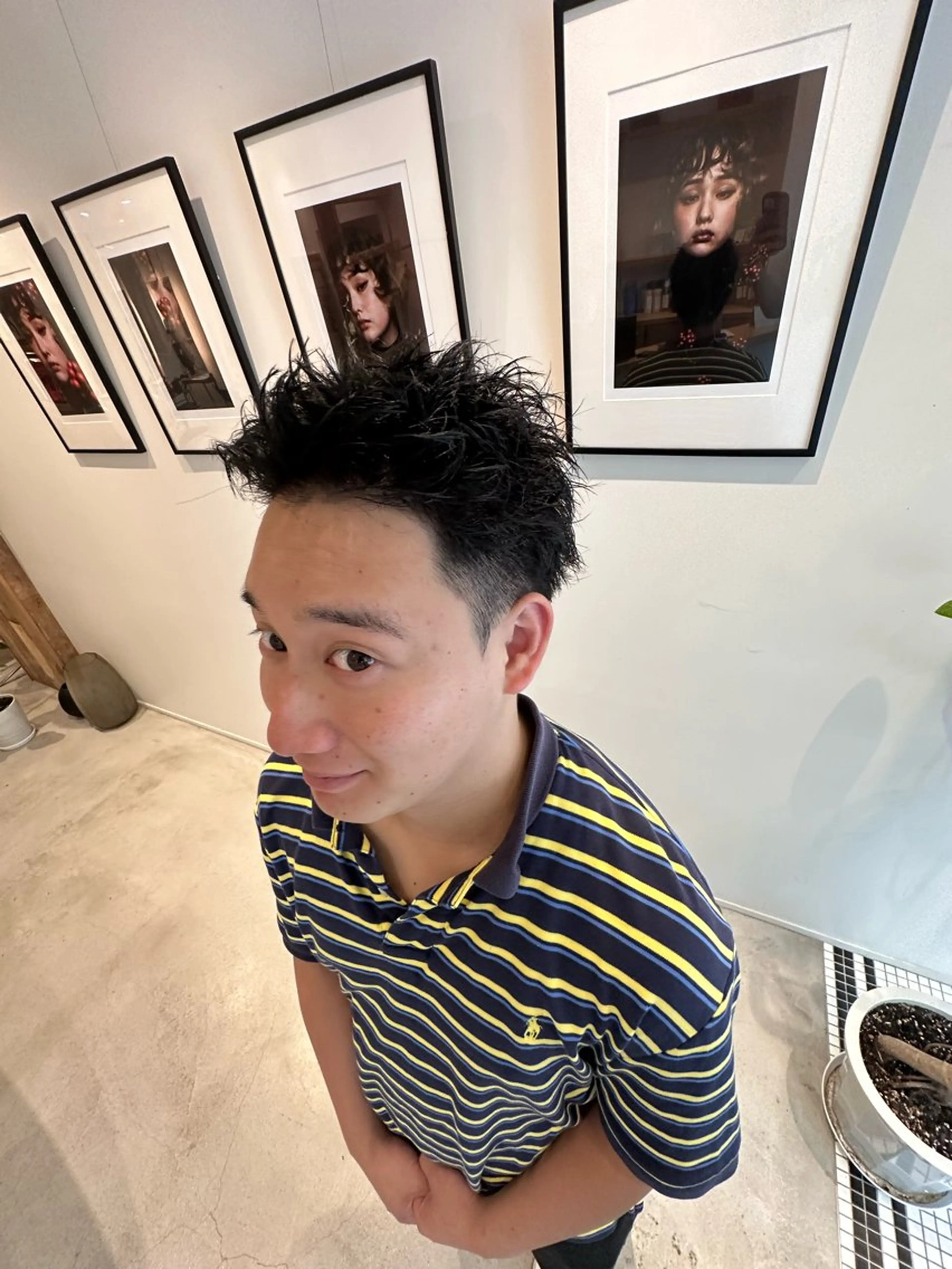 カラー メンズ 井村 晃琉のヘアスタイル