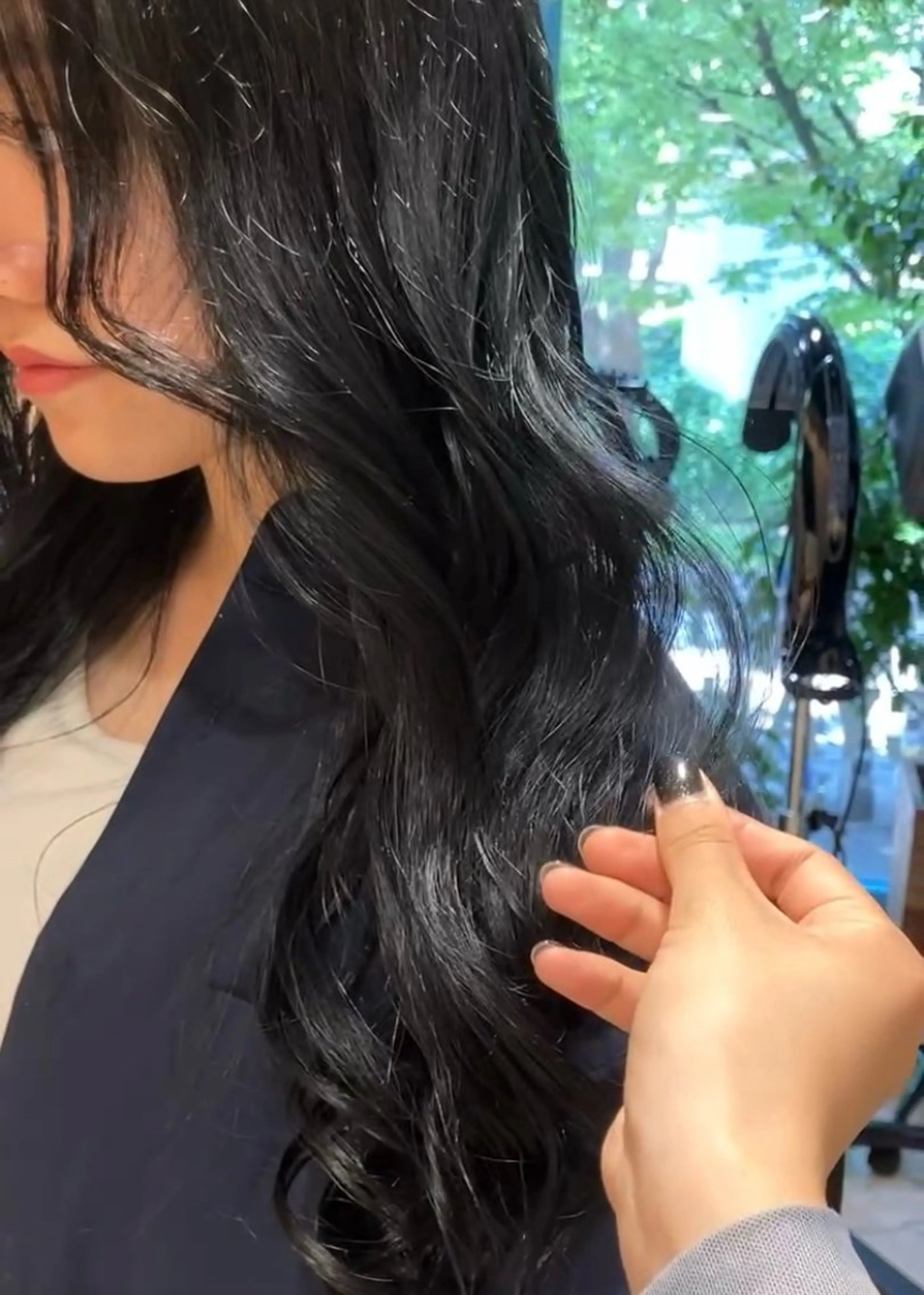 ロング カラー ヘアアレンジ カット ヘアカラー 久野 紗愛のヘアスタイル