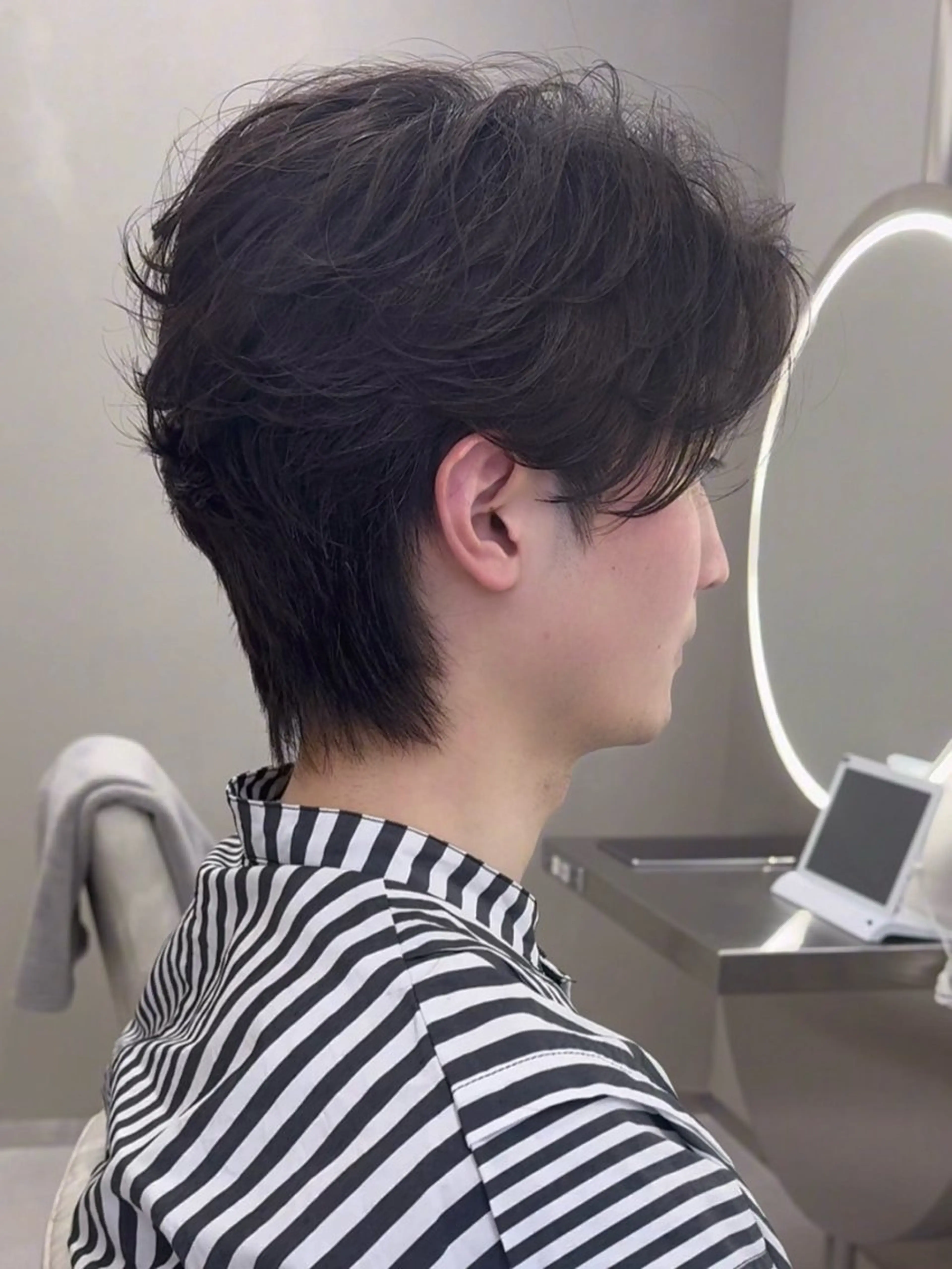 パーマ メンズ カット パーマ ショート/レイヤー /札幌/小山内のヘアスタイル