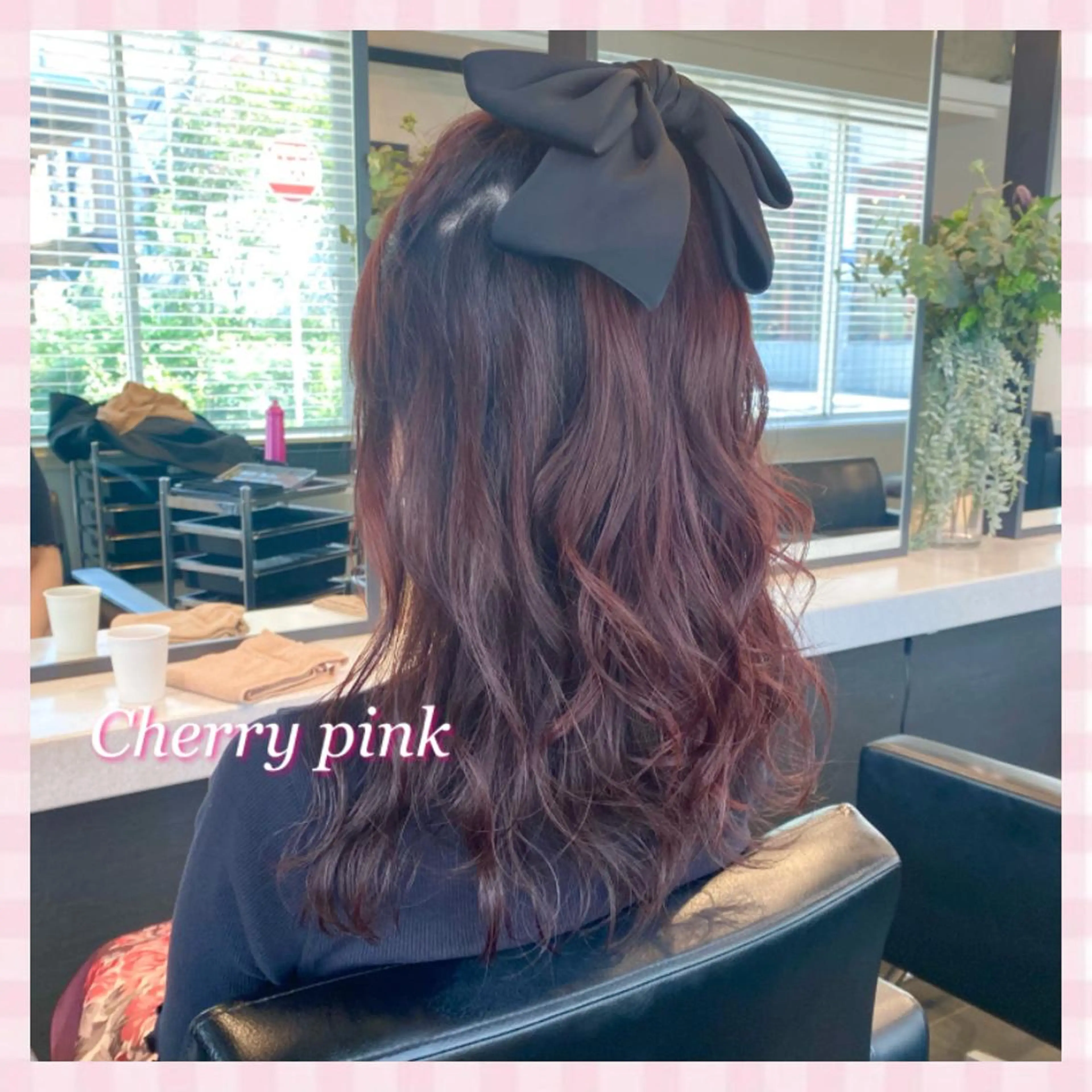 セミロング カラー ヘアアレンジ 💗ガーリーヘア🎀 saki💗のヘアスタイル