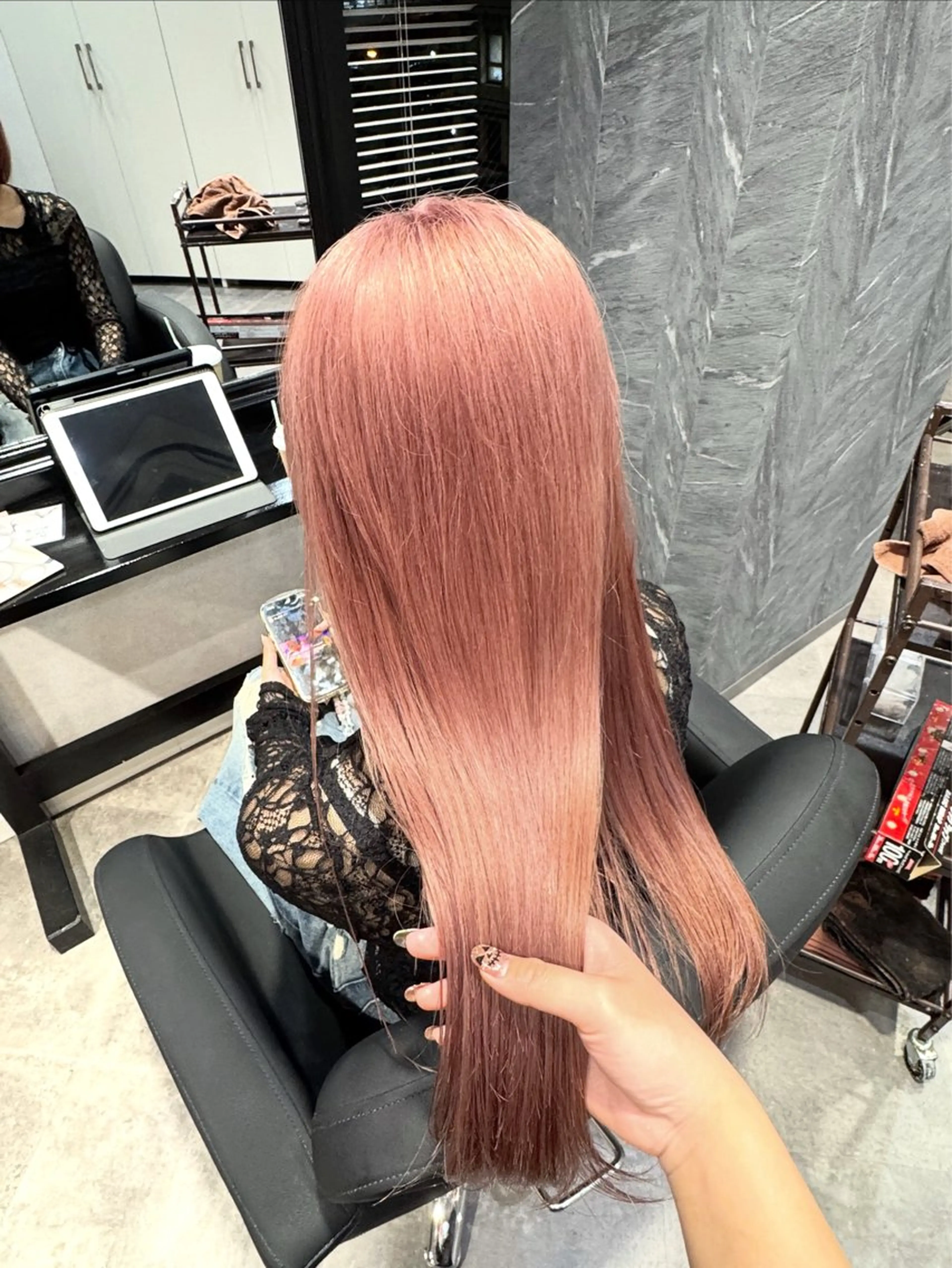 セミロング カラー ai 梅田/暖色カラーのヘアスタイル