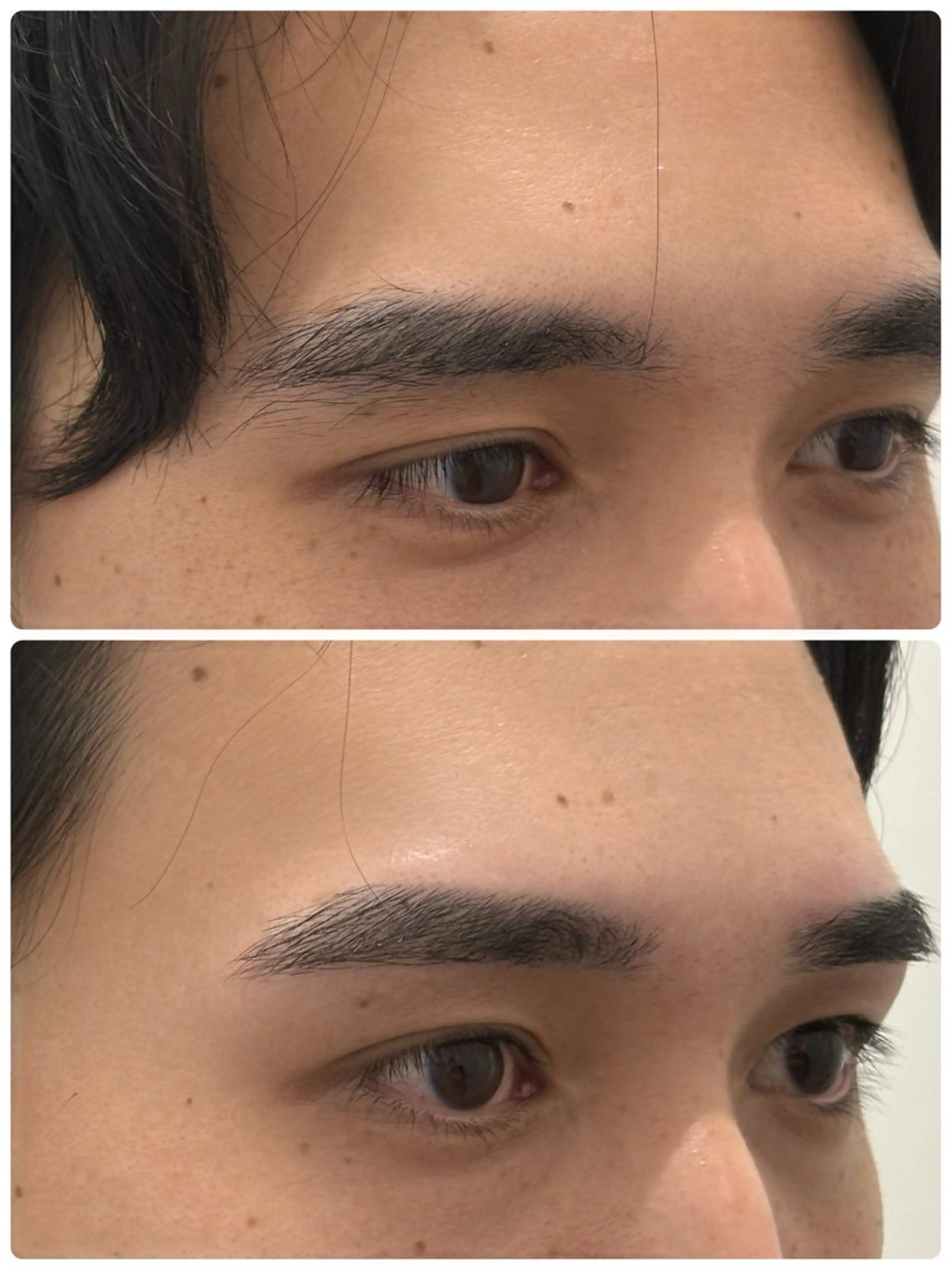 メンズアイブロウ　眉毛Waxの写真