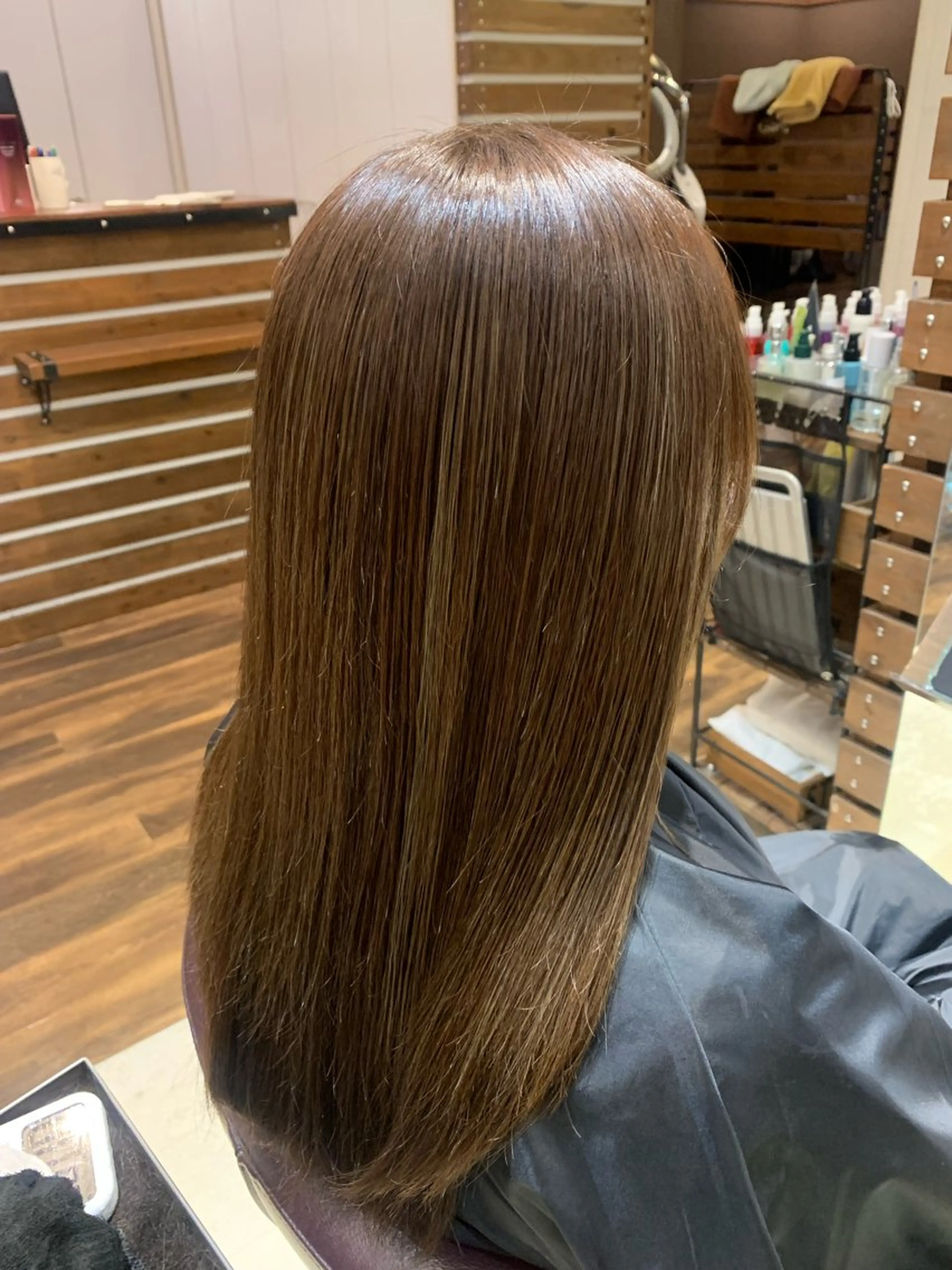カラー ベージュカラー ブラウンカラー ブラウンベージュ ハイライトカラー イルミナカラー ヘアカラー 艶カラー 透明感カラー/叶羽のヘアスタイル