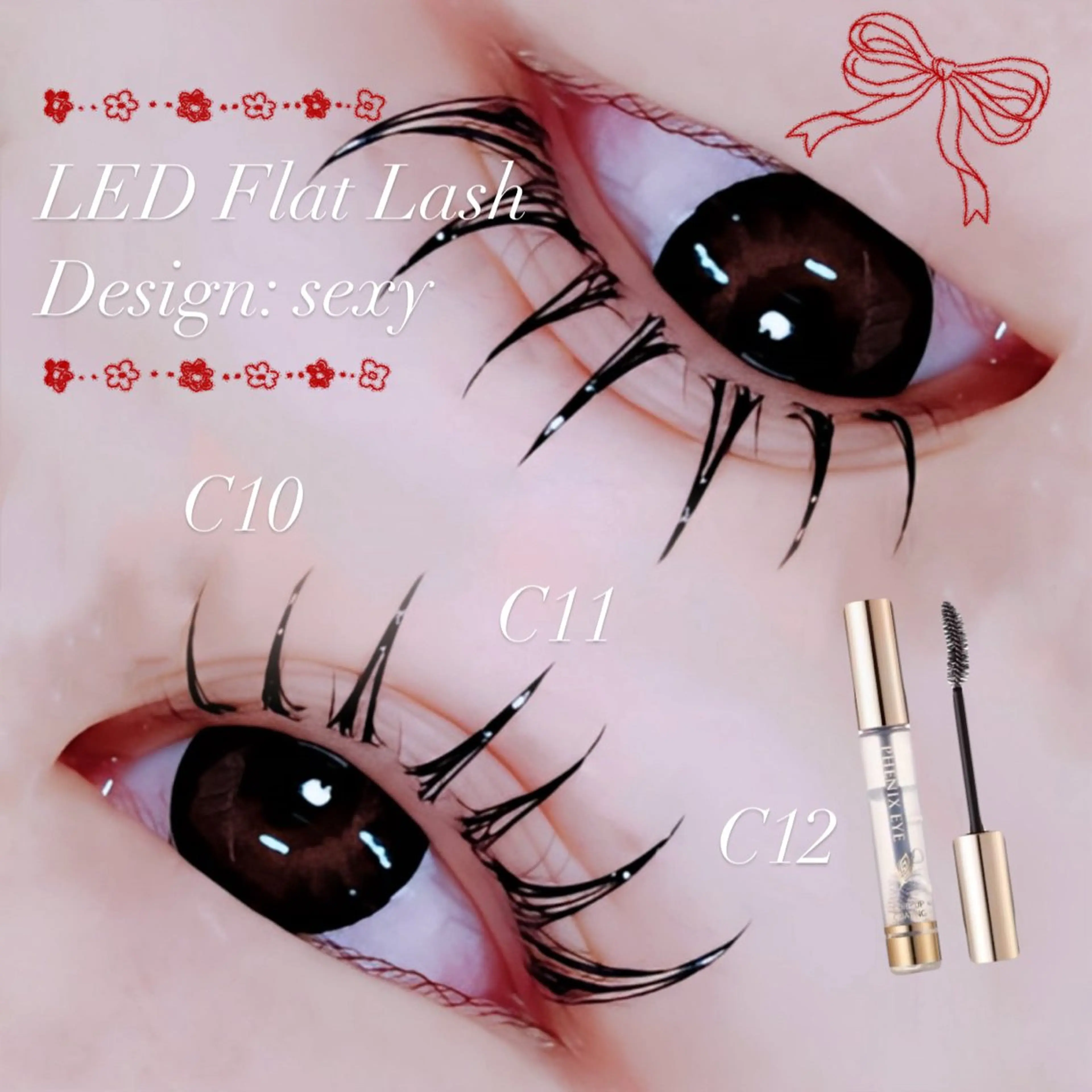 マツエク・マツパ フラットラッシュ マツエク MONSTER EYELaSHのマツエク・マツパデザイン