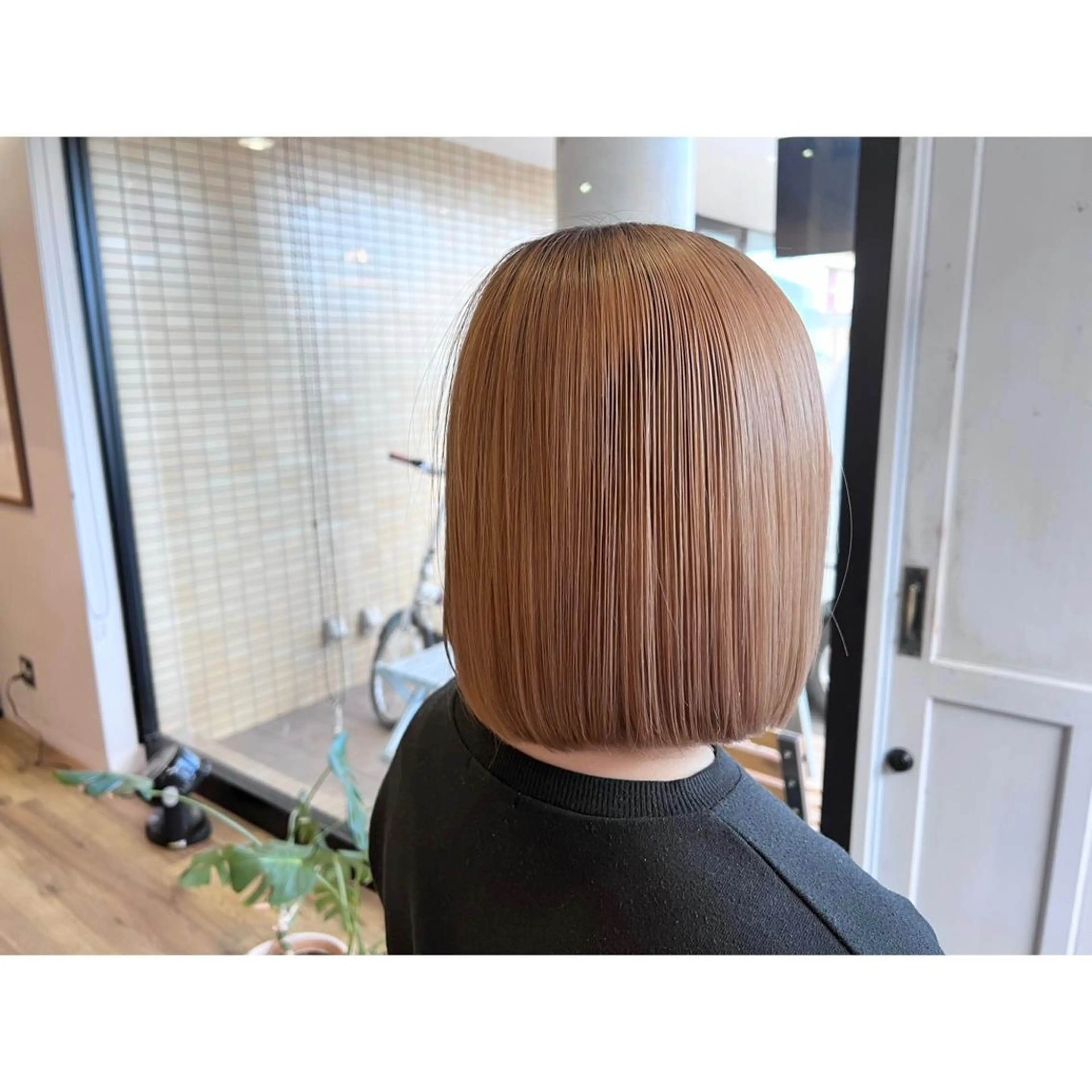 ミディアム カラー 髪質改善 トリートメント ツキダテ ユイのヘアスタイル