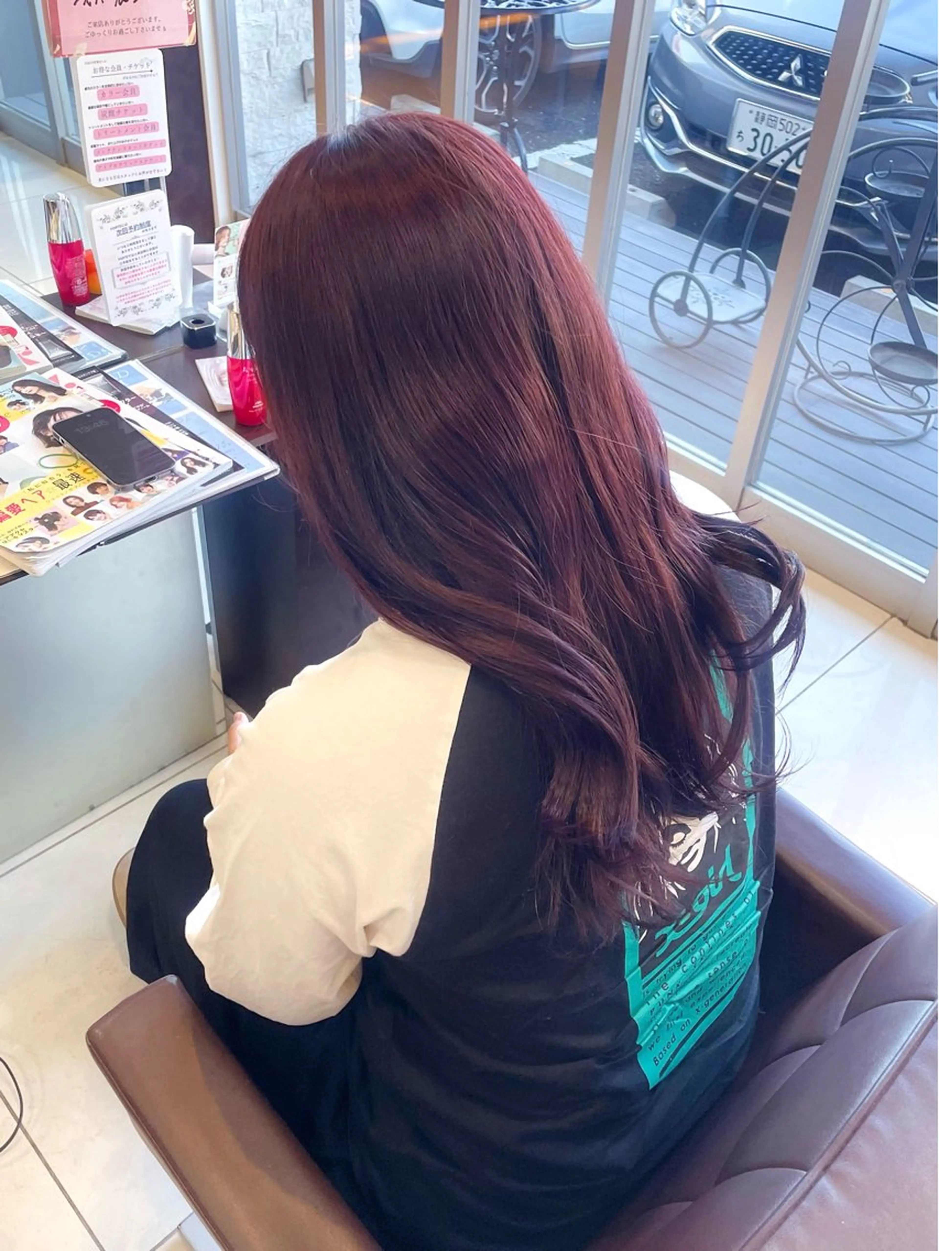 ミディアム カラー ヘアカラー 🤎韓国ヘア ベージュ まゆか🤎のヘアスタイル