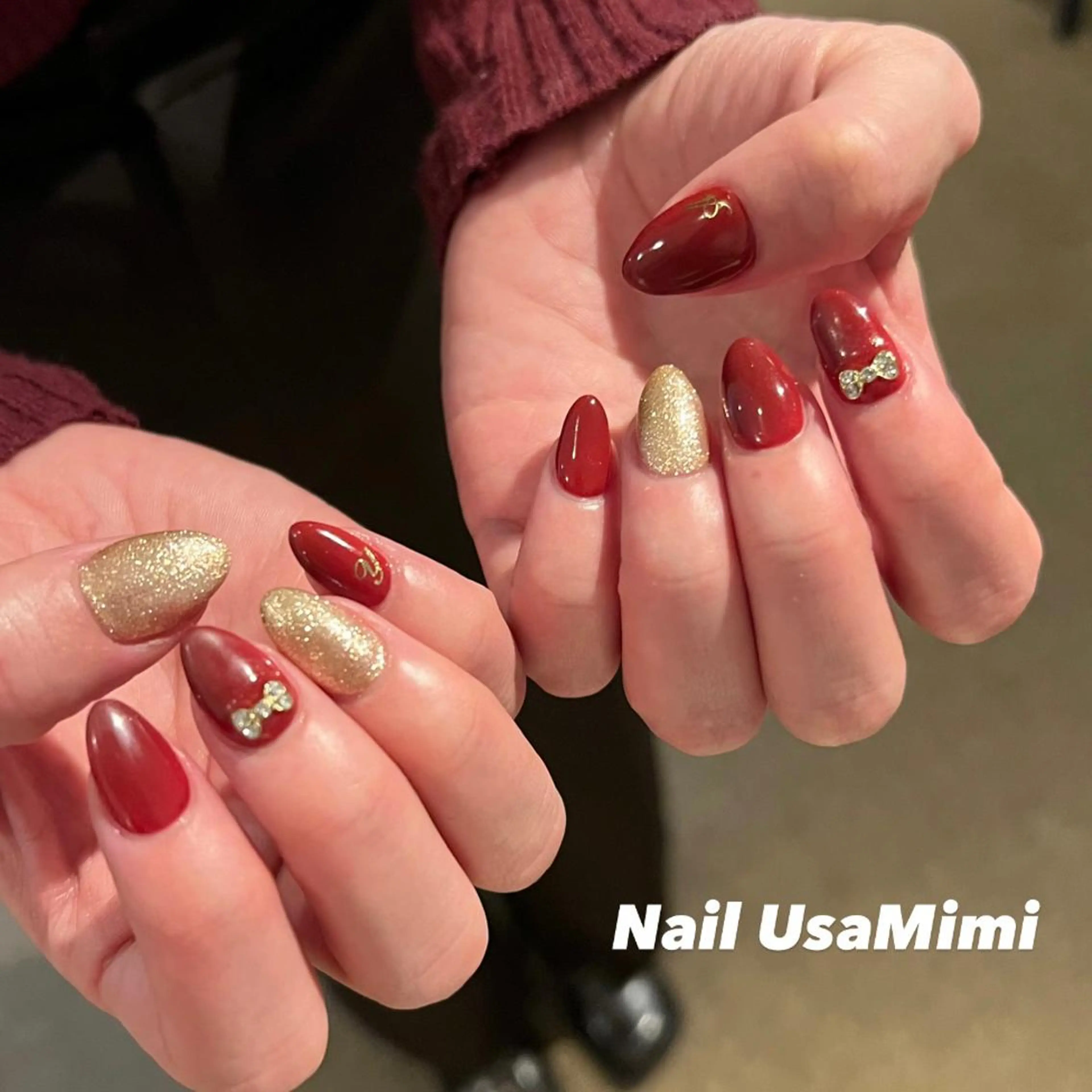 ネイル フットネイル ジェルネイル マグネットネイル 持ち込み ニュアンスネイル 本町ネイルNail UsaMimiのネイルデザイン