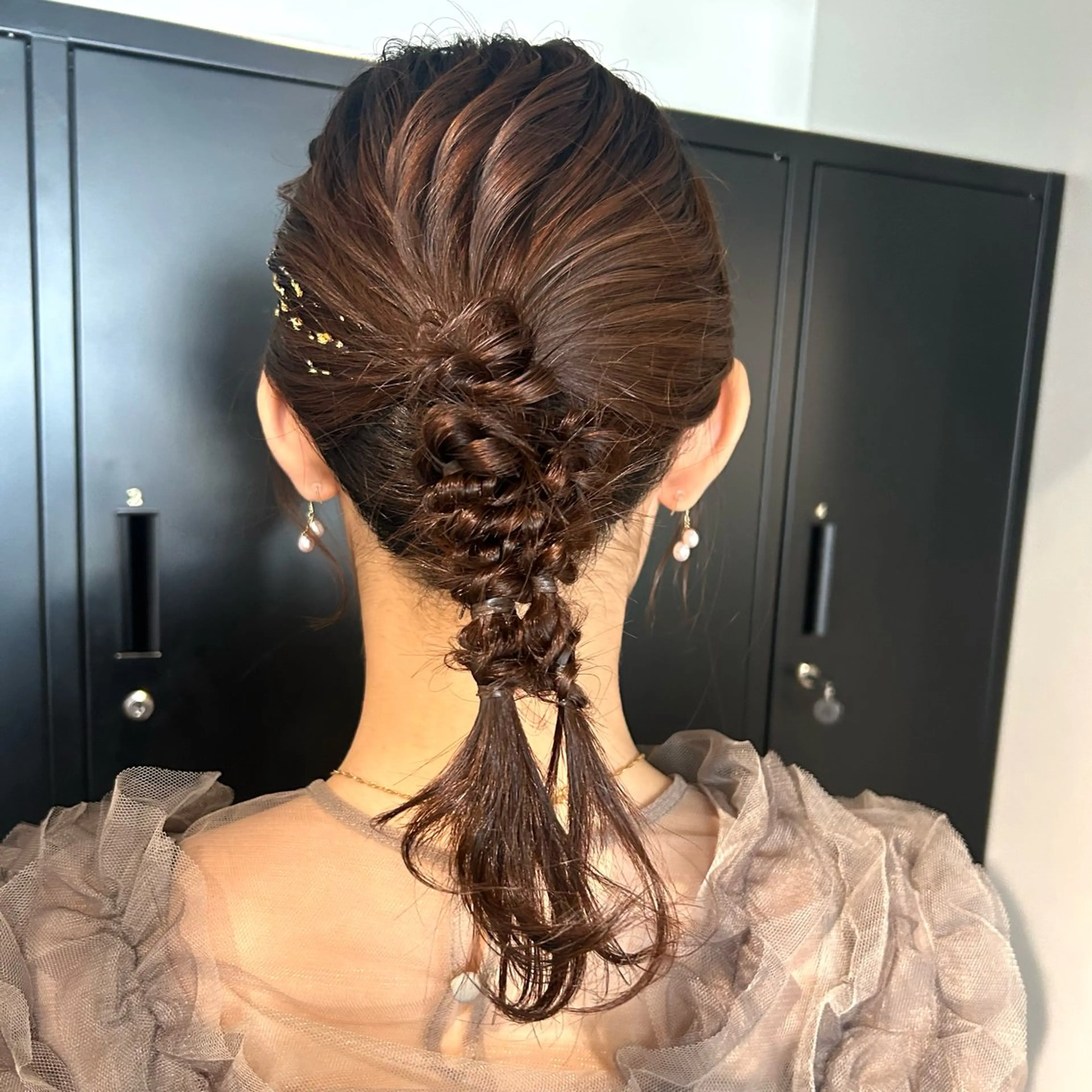 ミディアム ヘアセット ヘアセット/透明感 カラー/MIHO♡のヘアスタイル