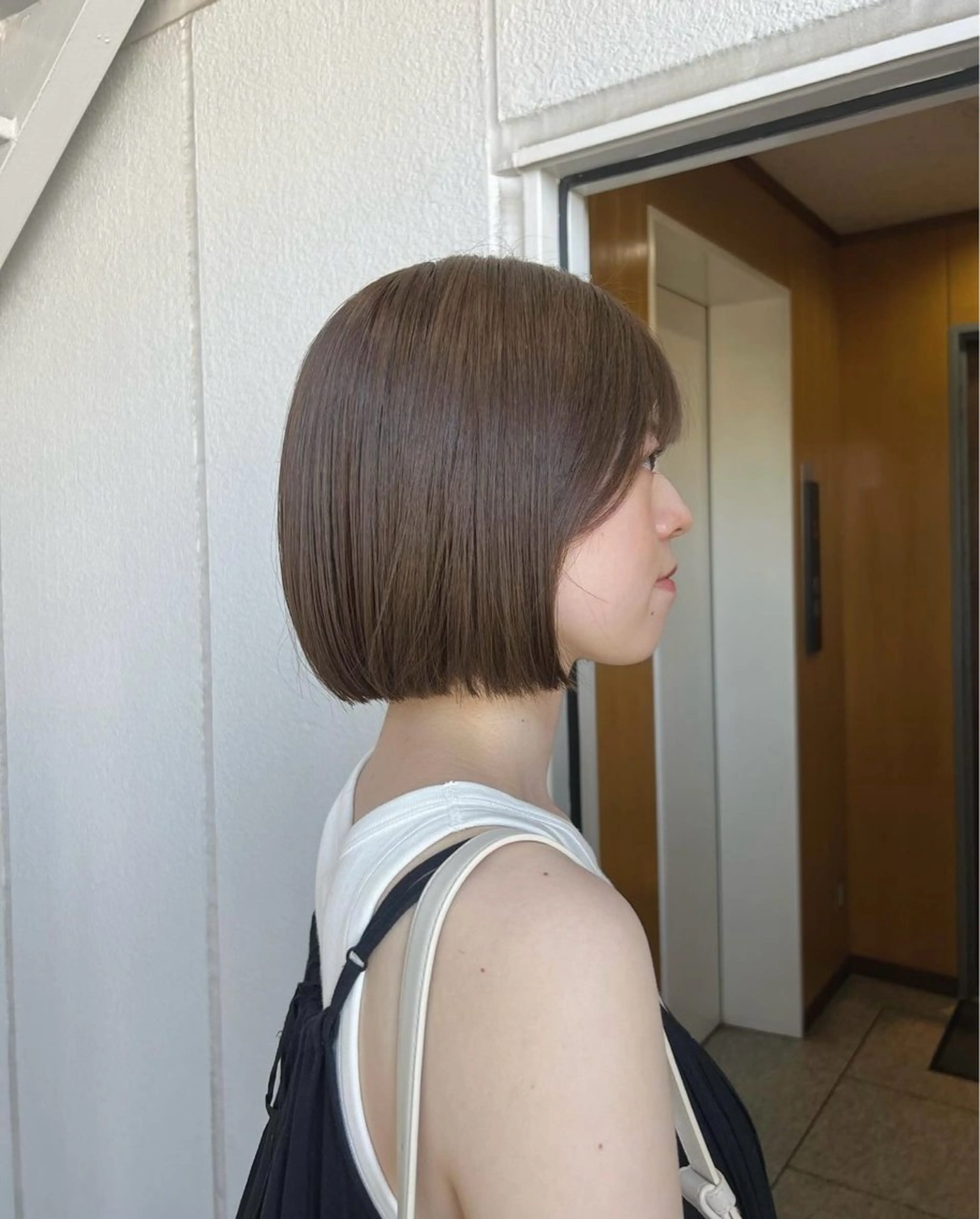 ショート カラー カット ヘアカラー トリートメント akane/ボブ /ブラウンベージュのヘアスタイル