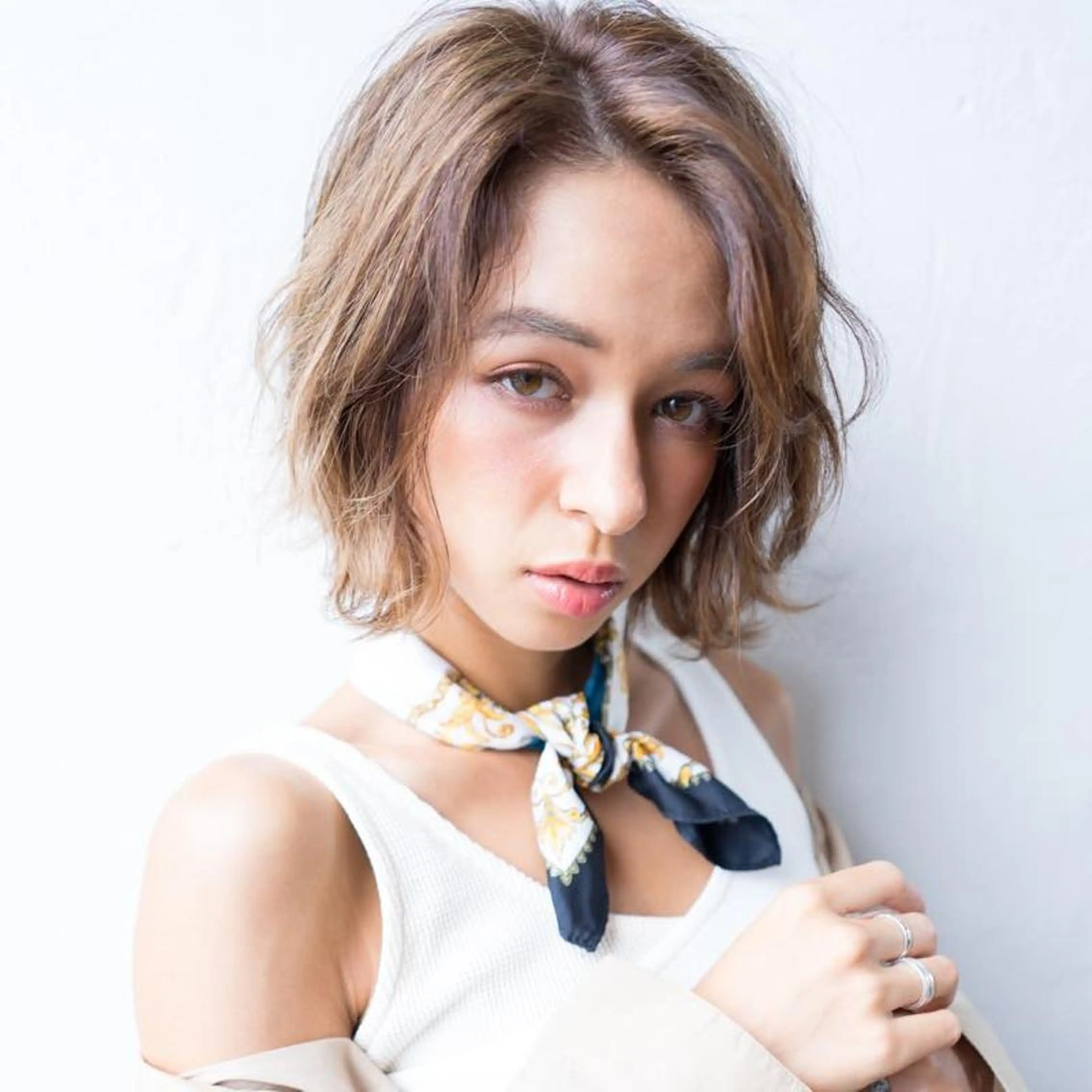 【ブリーチはできないけどで透明感が欲しい方におススメ】カット＋ブリーチを使わないダブルカラー＋トリートメントの写真