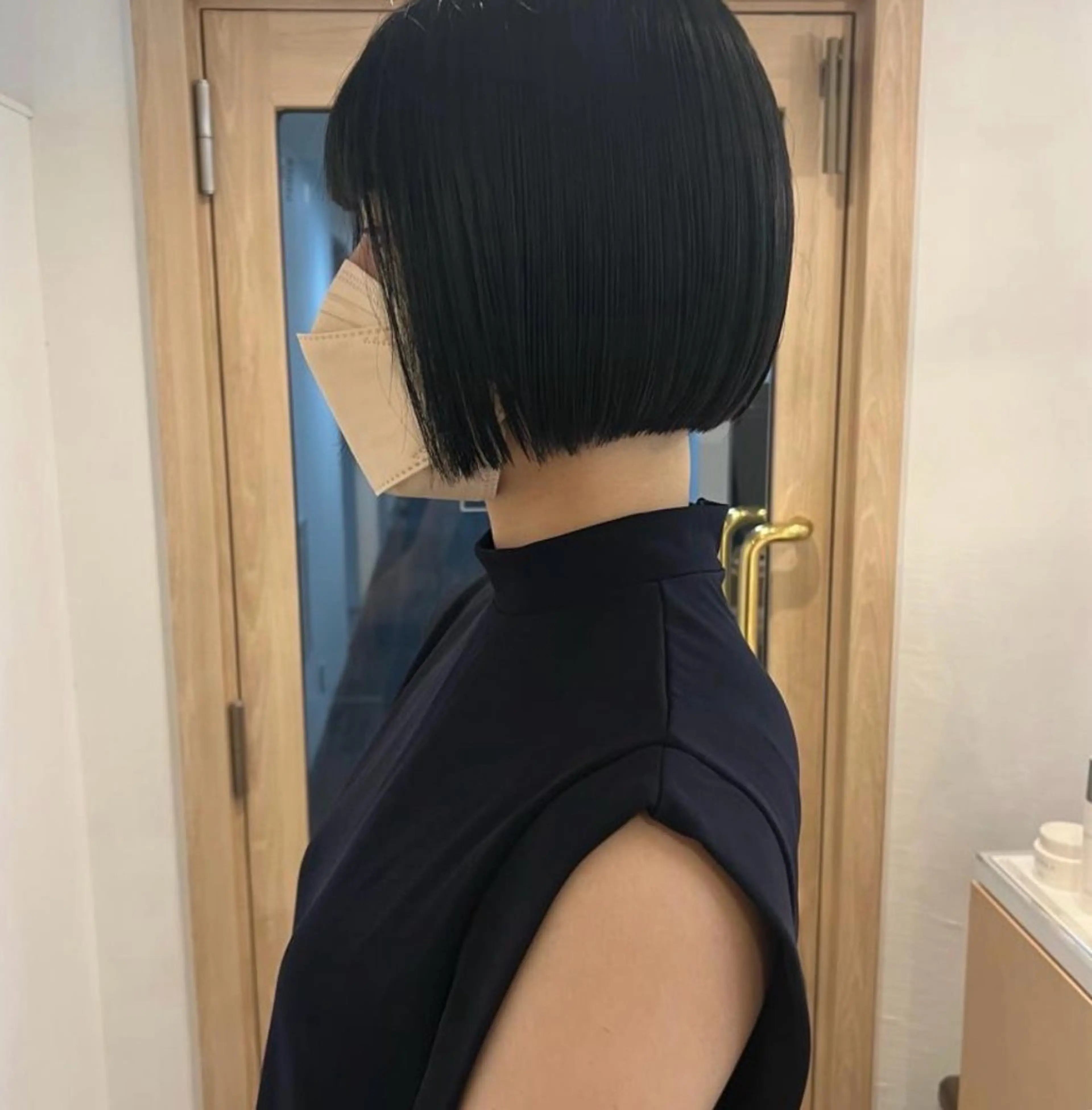 ボブカット＋one color＋aujua shampooの写真