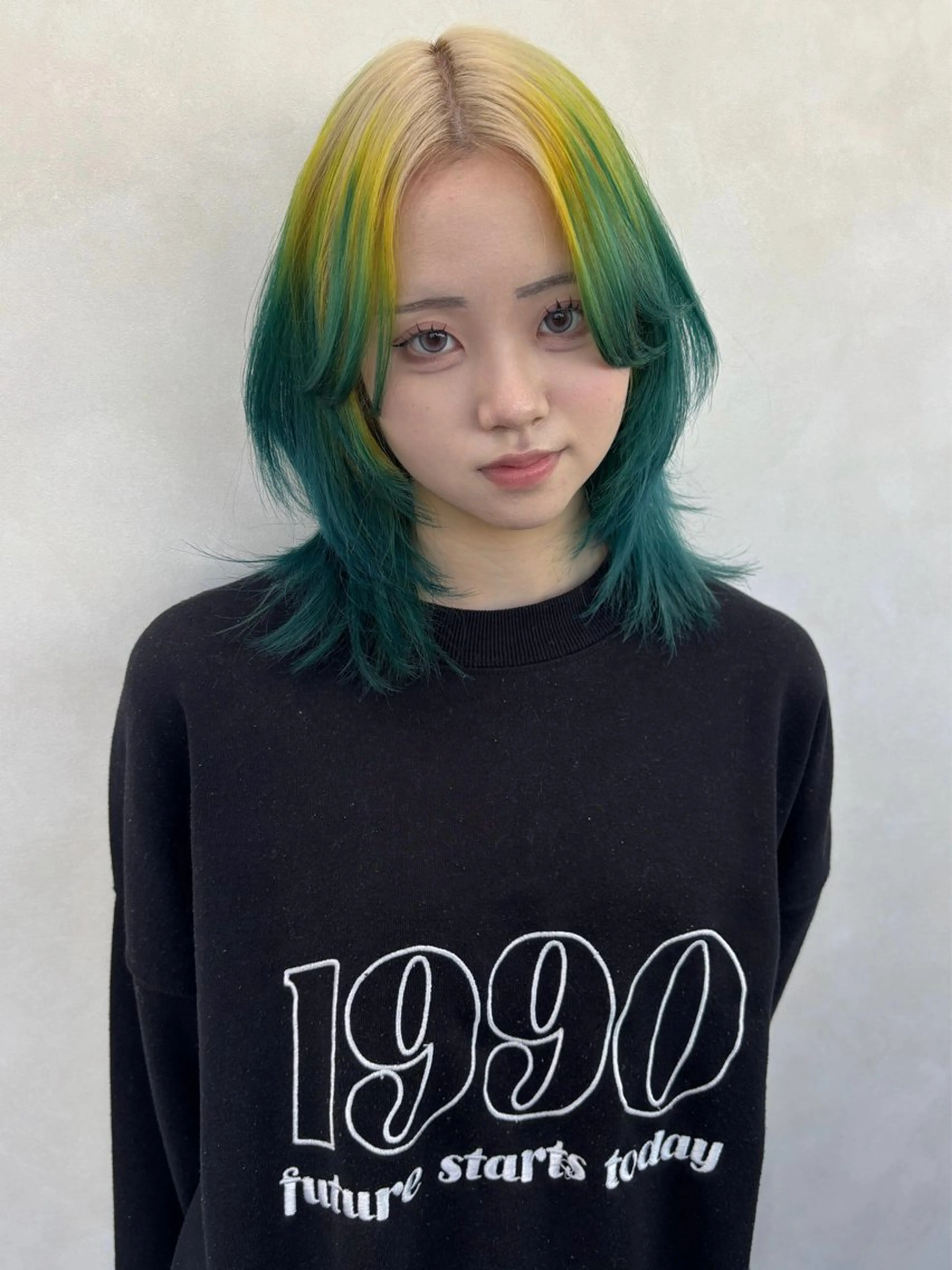 ミディアム カラー ヘアカラー トリートメント レイヤー/透明感 カラー💘akariのヘアスタイル