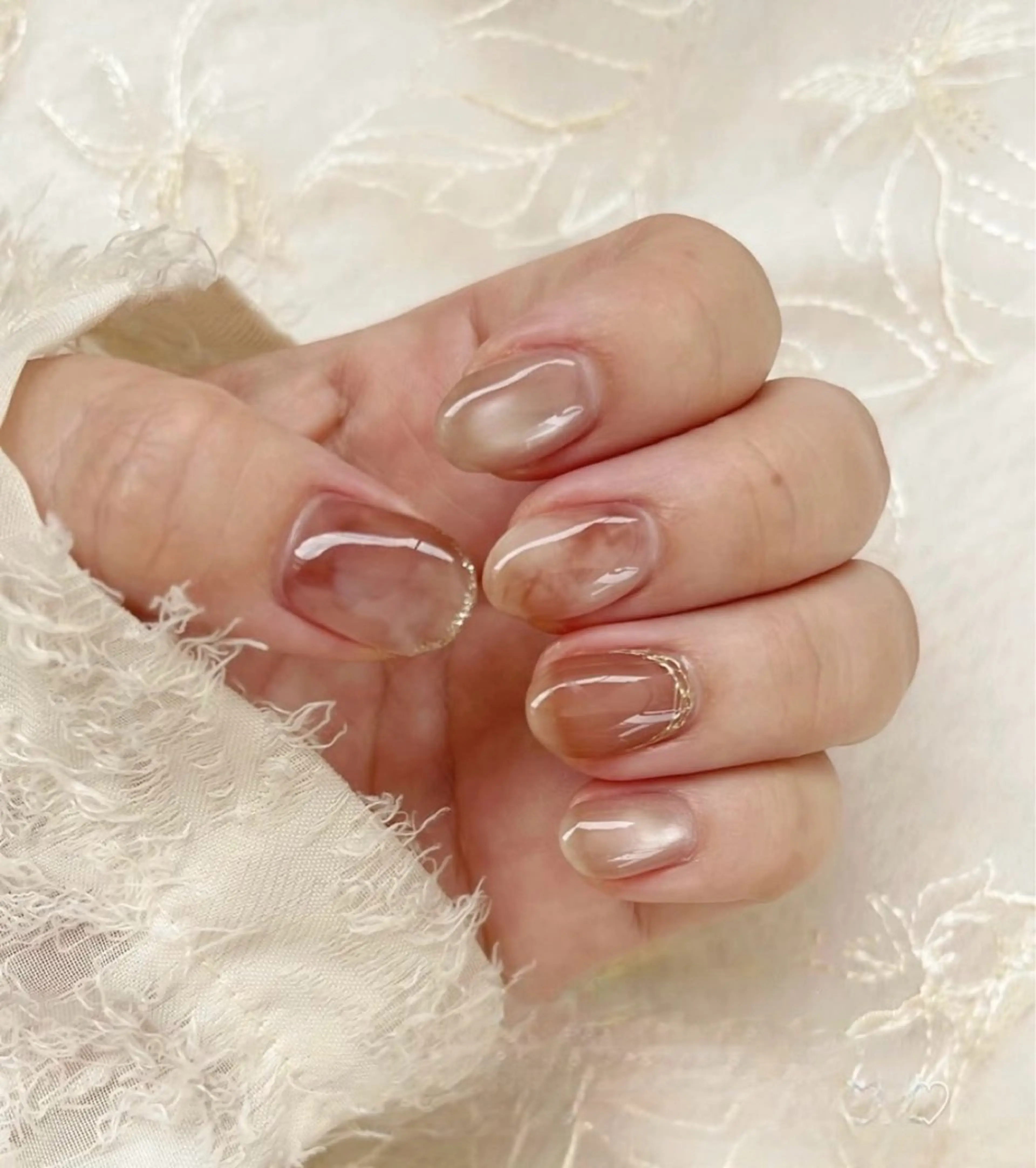 ネイル ニュアンスネイル Lilly Co.のネイルデザイン