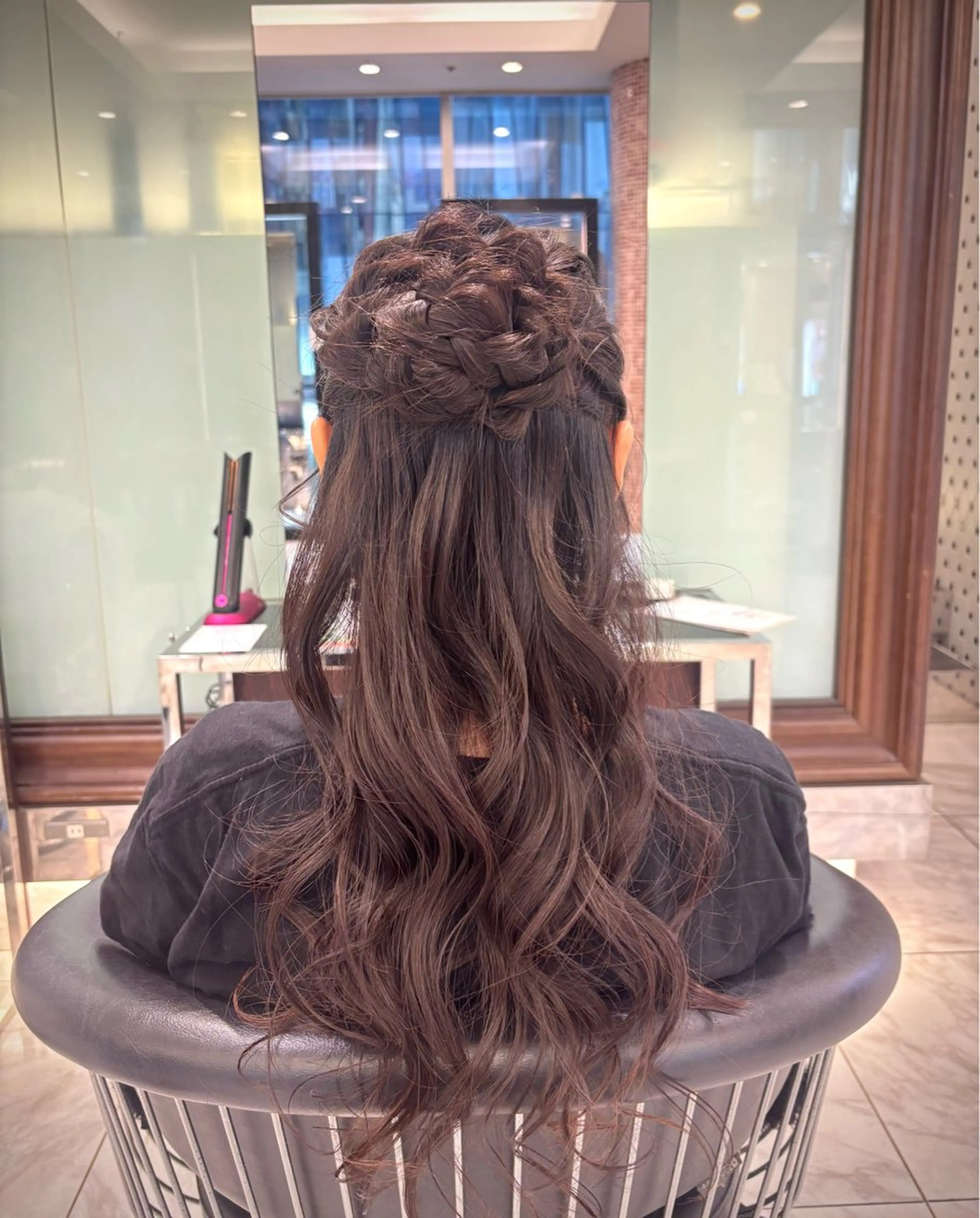 ロング ヘアセット 銀座🌿ヘア アレンジ🌿さやかのヘアスタイル