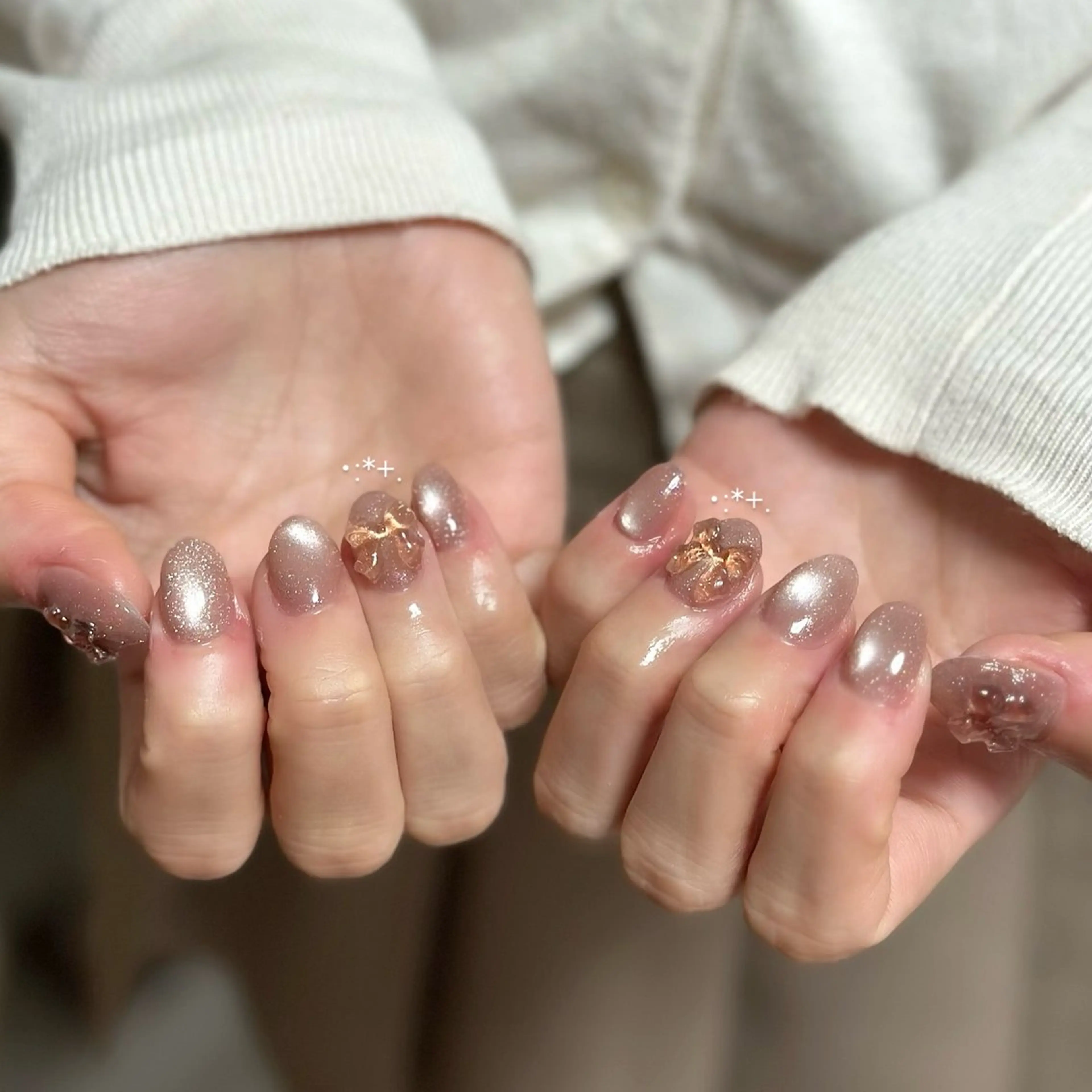 ネイル リボン torom yukiのネイルデザイン