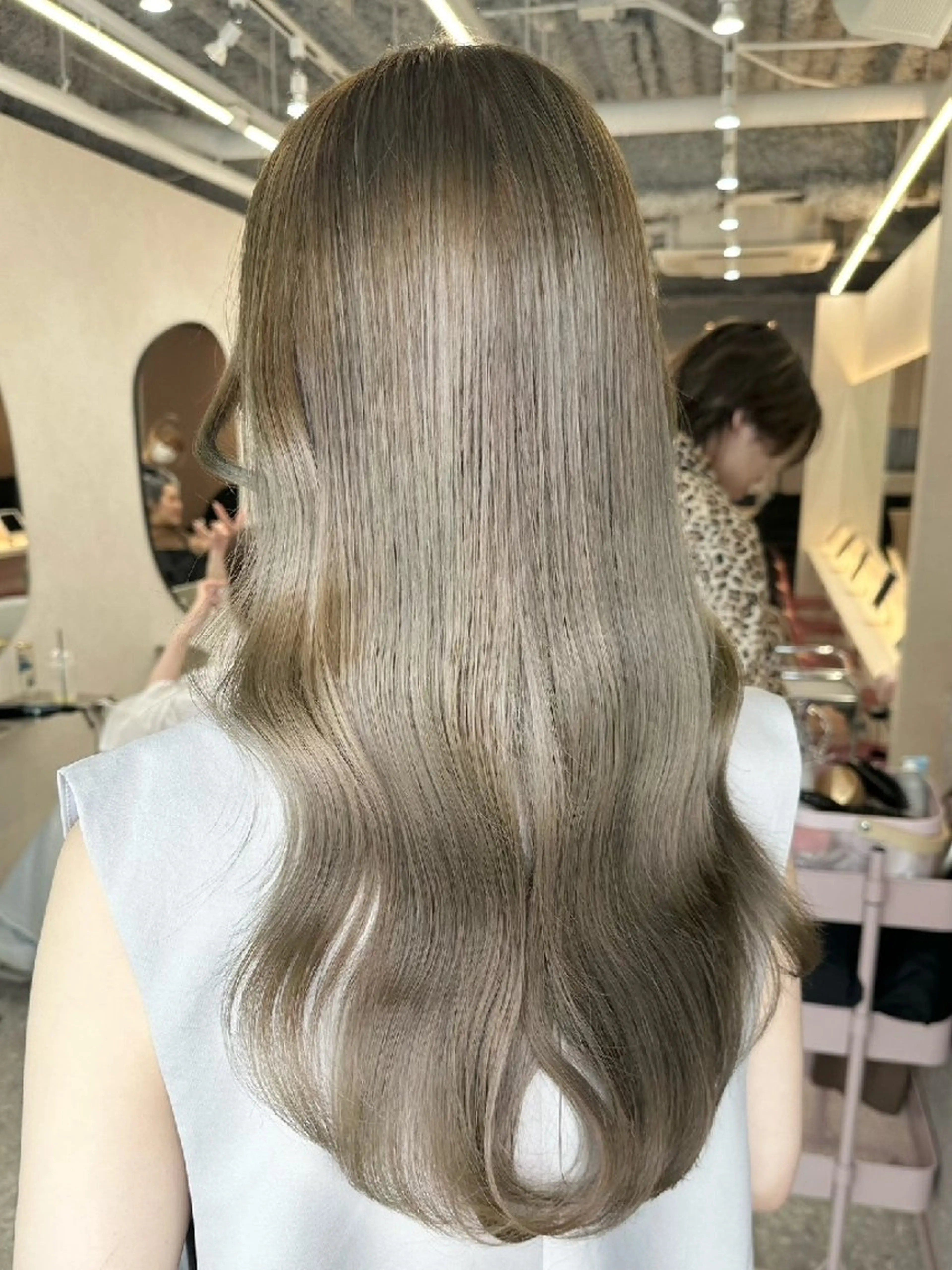 ロング カット ヘアカラー トリートメント 新宿/韓国レイヤー/ 髪質改善/ 佐藤のヘアスタイル