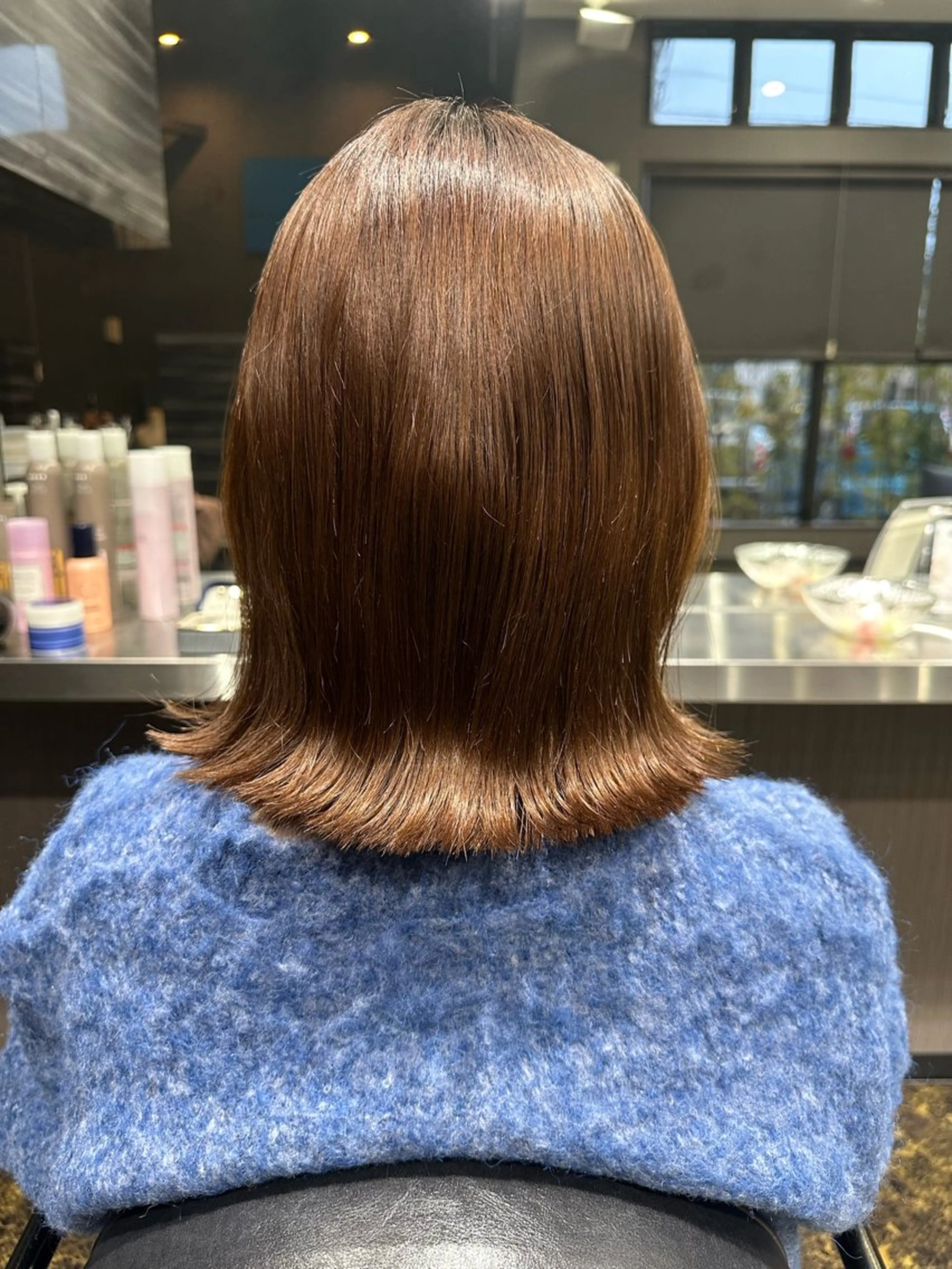 ミディアム 下小鶴 優治のヘアスタイル
