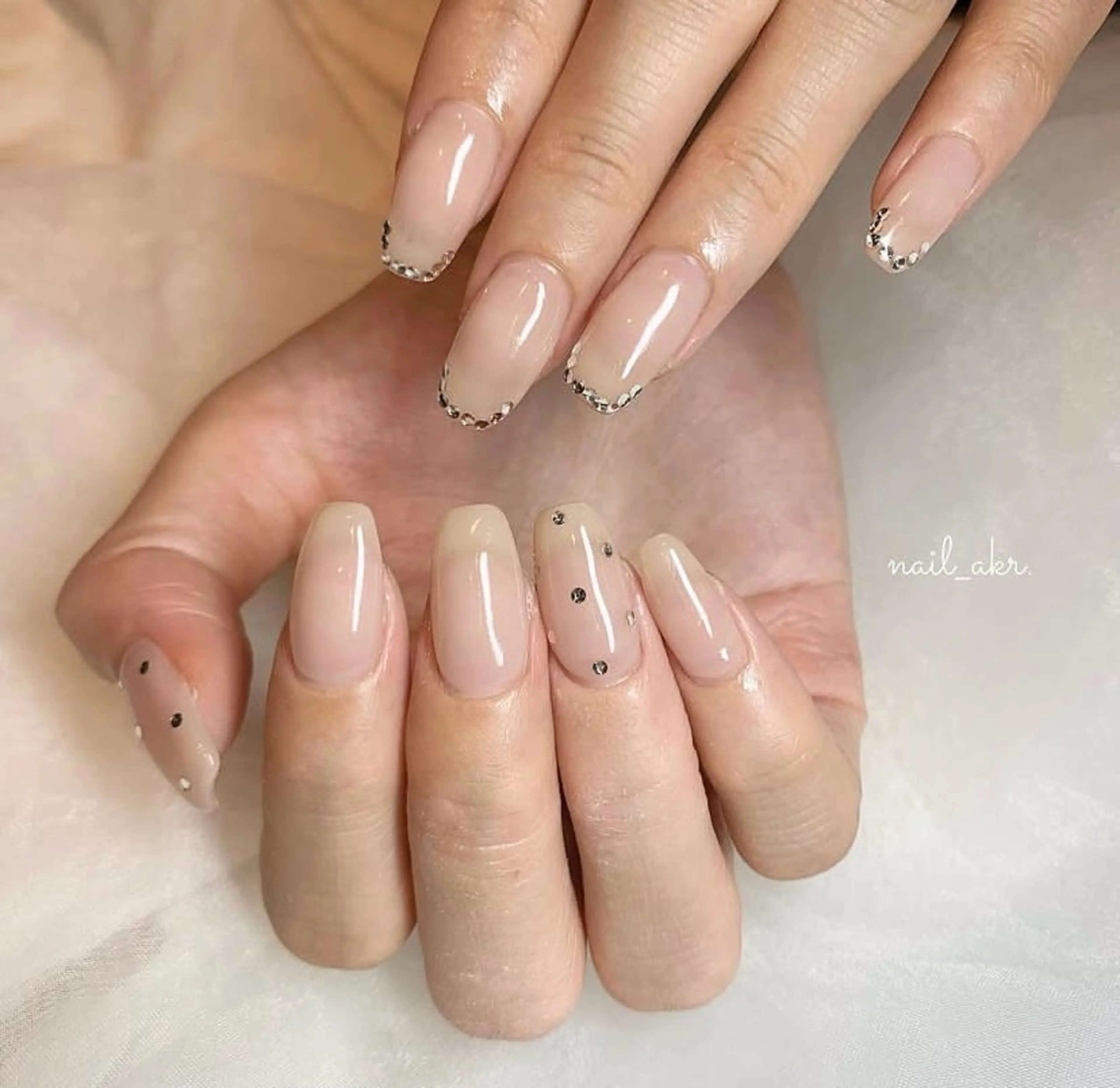 ネイル シンプルネイル nailAVANCE akariのネイルデザイン