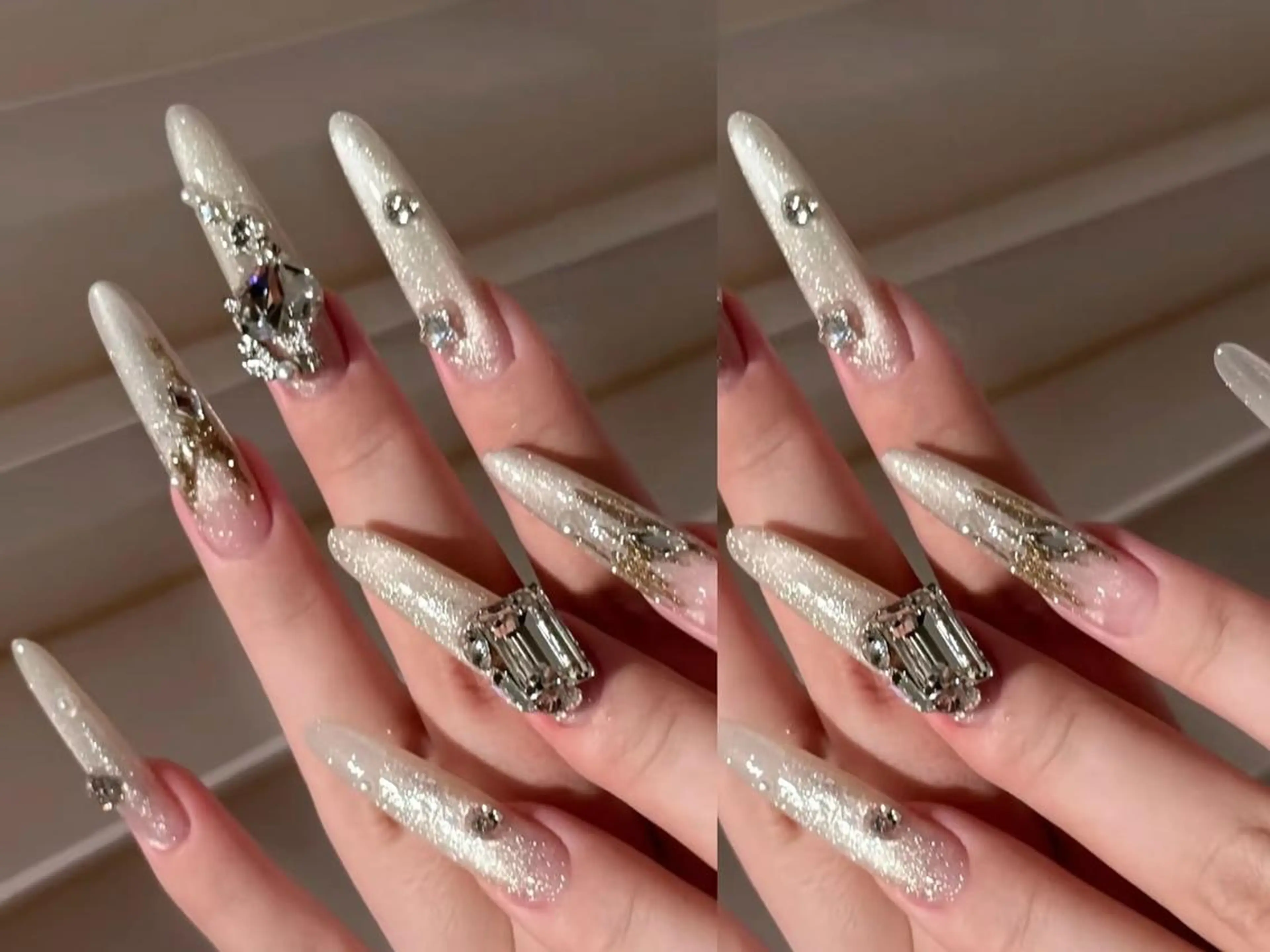 ネイル オーロラネイル チークネイル 長さ出し フットネイル フレンチネイル ハンドネイル ハンドケア yumi nailのネイルデザイン