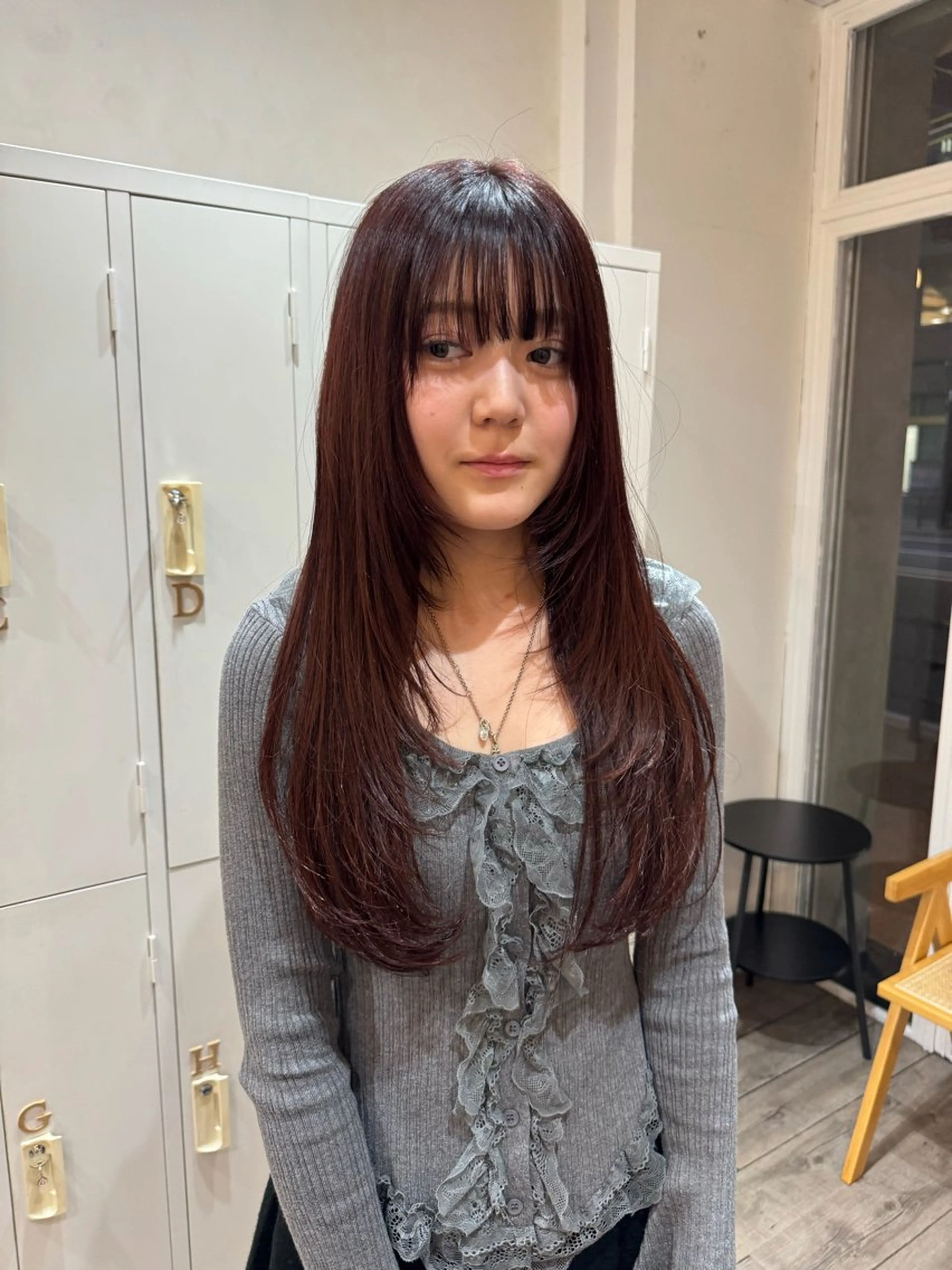 ロング カット ヘアカラー ROMEO京橋 タナカユアンのヘアスタイル