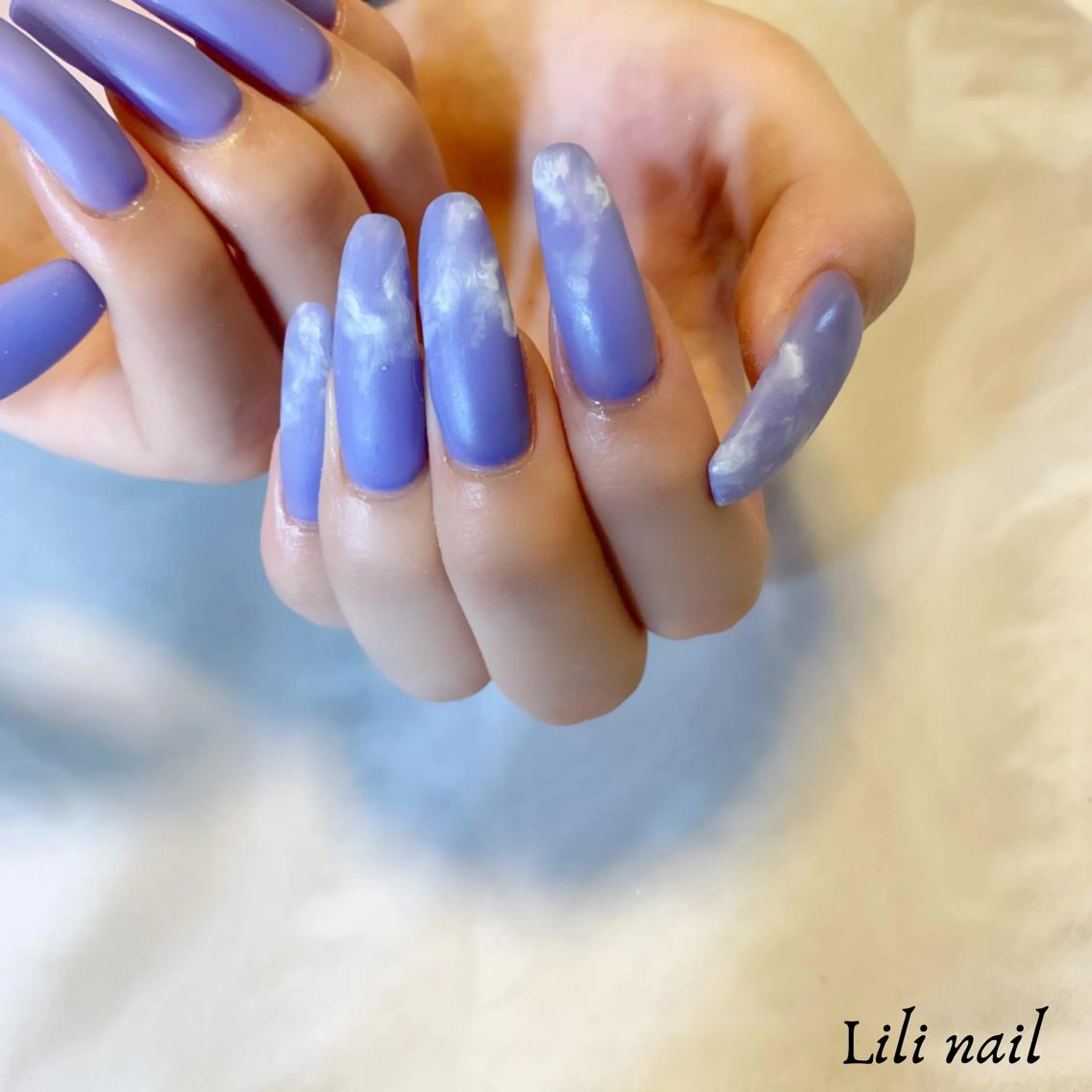 ネイル ロングネイル マットネイル Lili beauty salon所属・Lilibeauty salonのネイルデザイン