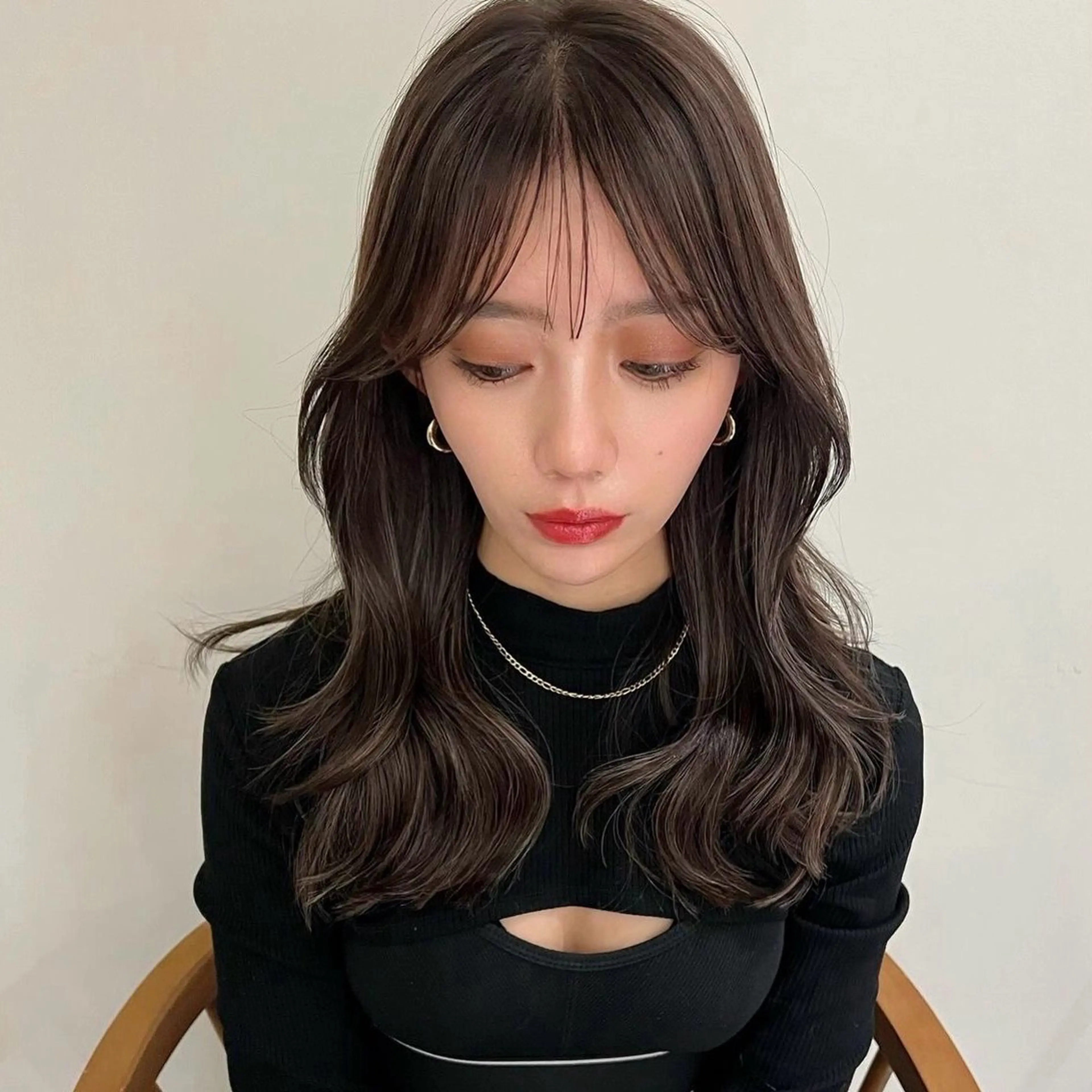 ロング カラー 韓国レイヤー💋/ ワンホン/NANAのヘアスタイル