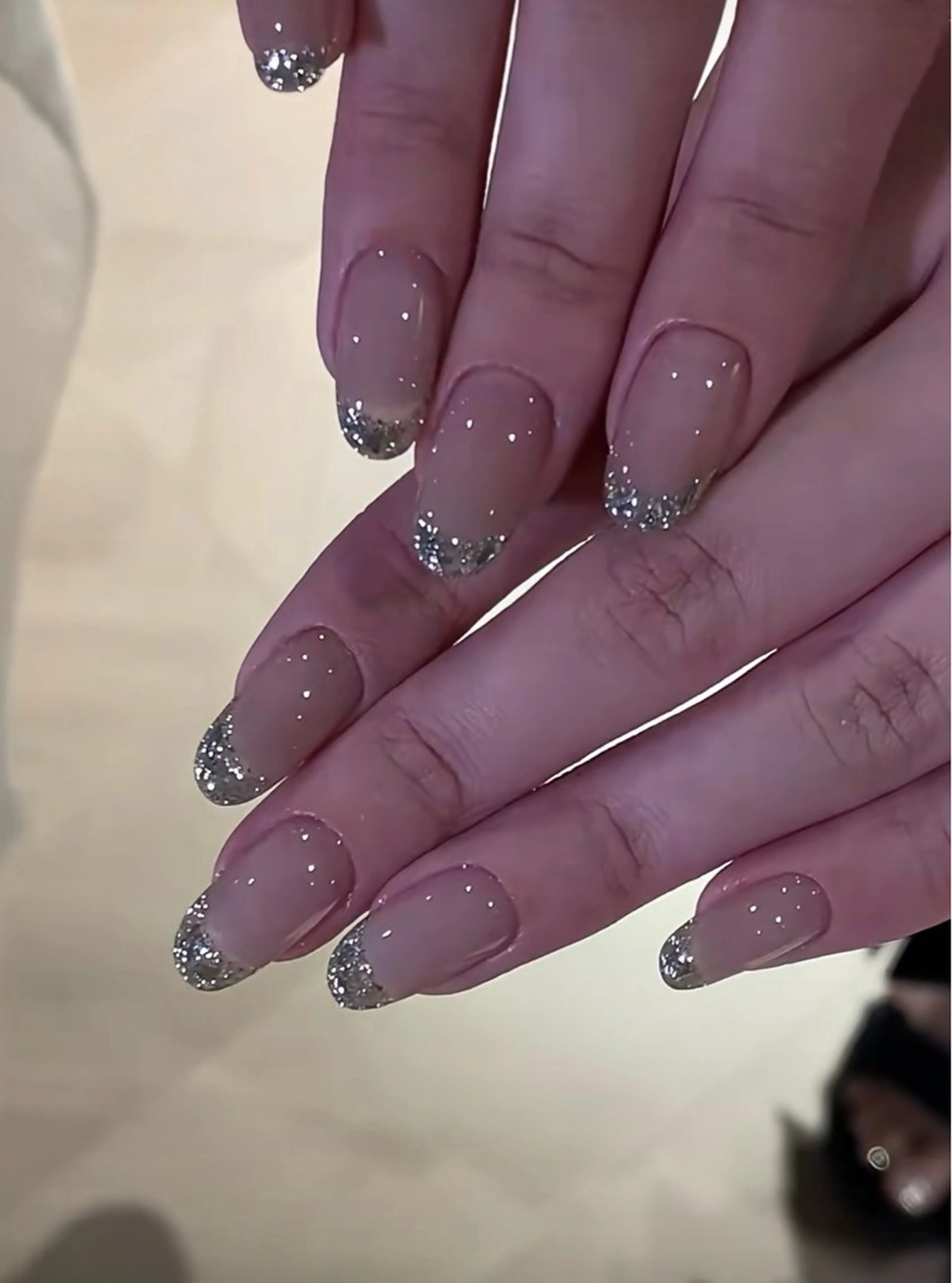 ミディアム めぐみのネイルサロン スタッフ練習のネイルデザイン