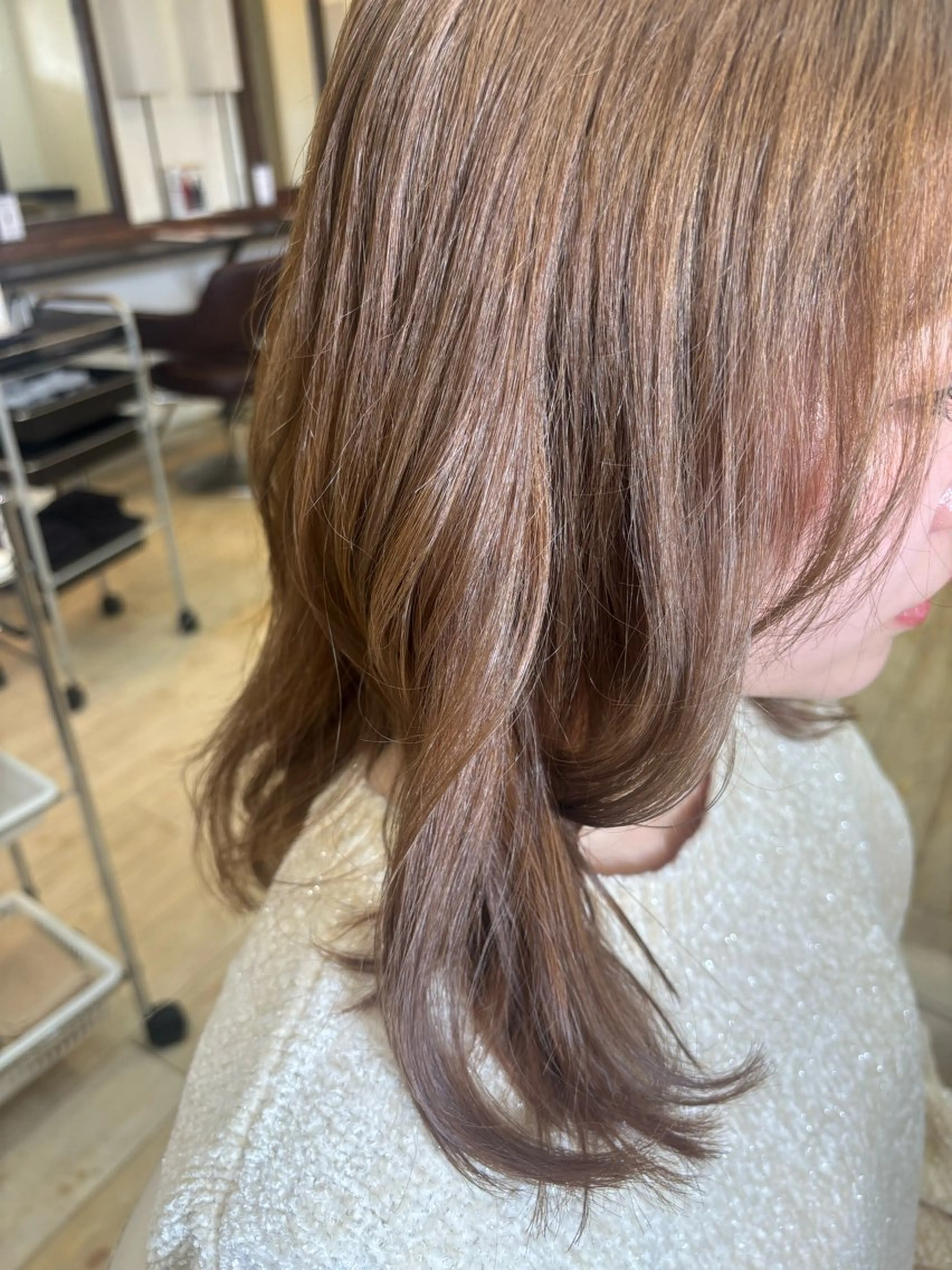 ロング カラー ヘアカラー ルプラボウ 石黒よう子のヘアスタイル