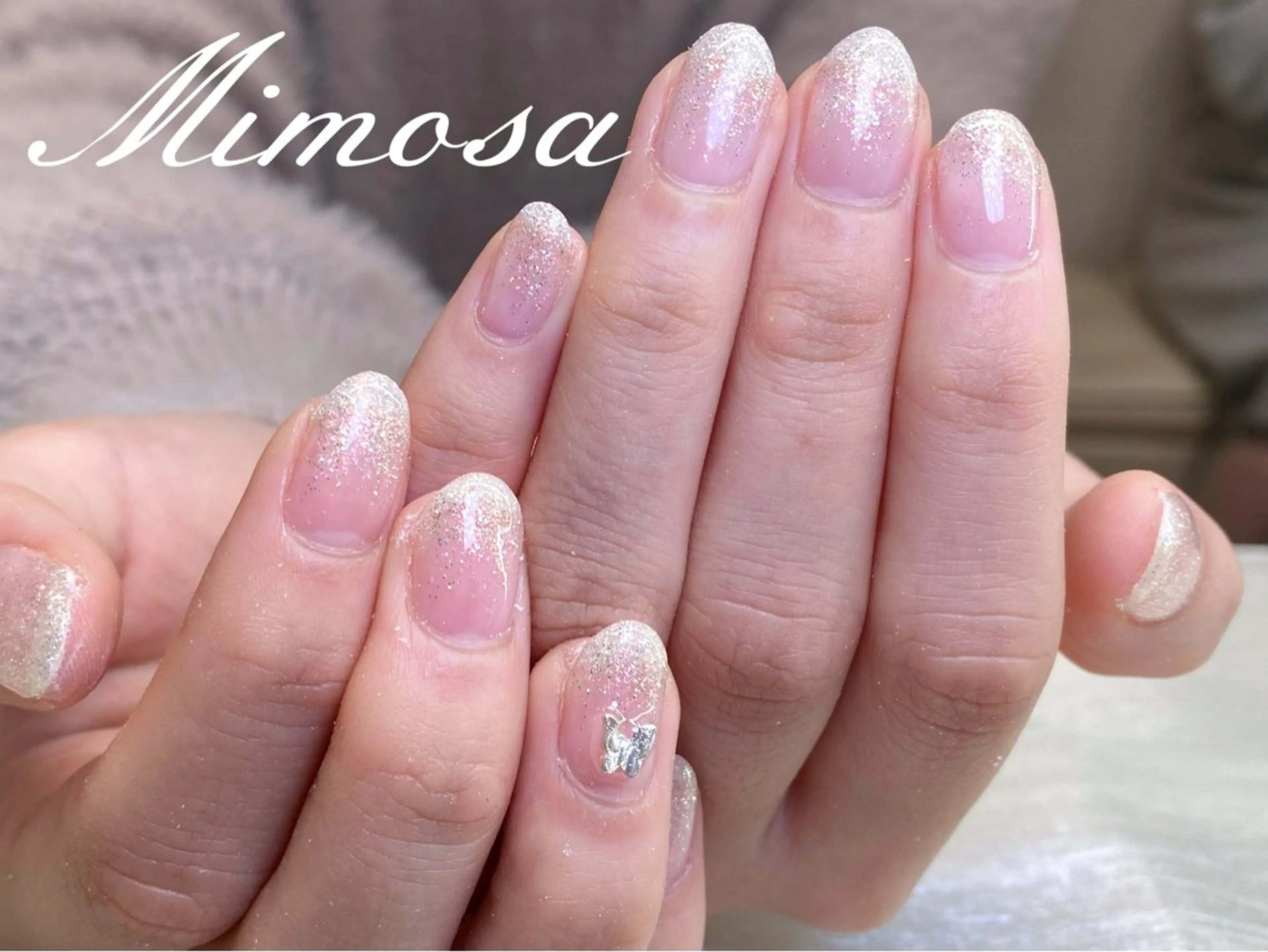 ネイル ハンドネイル 💛Mimosa💛 吉祥寺のネイルデザイン