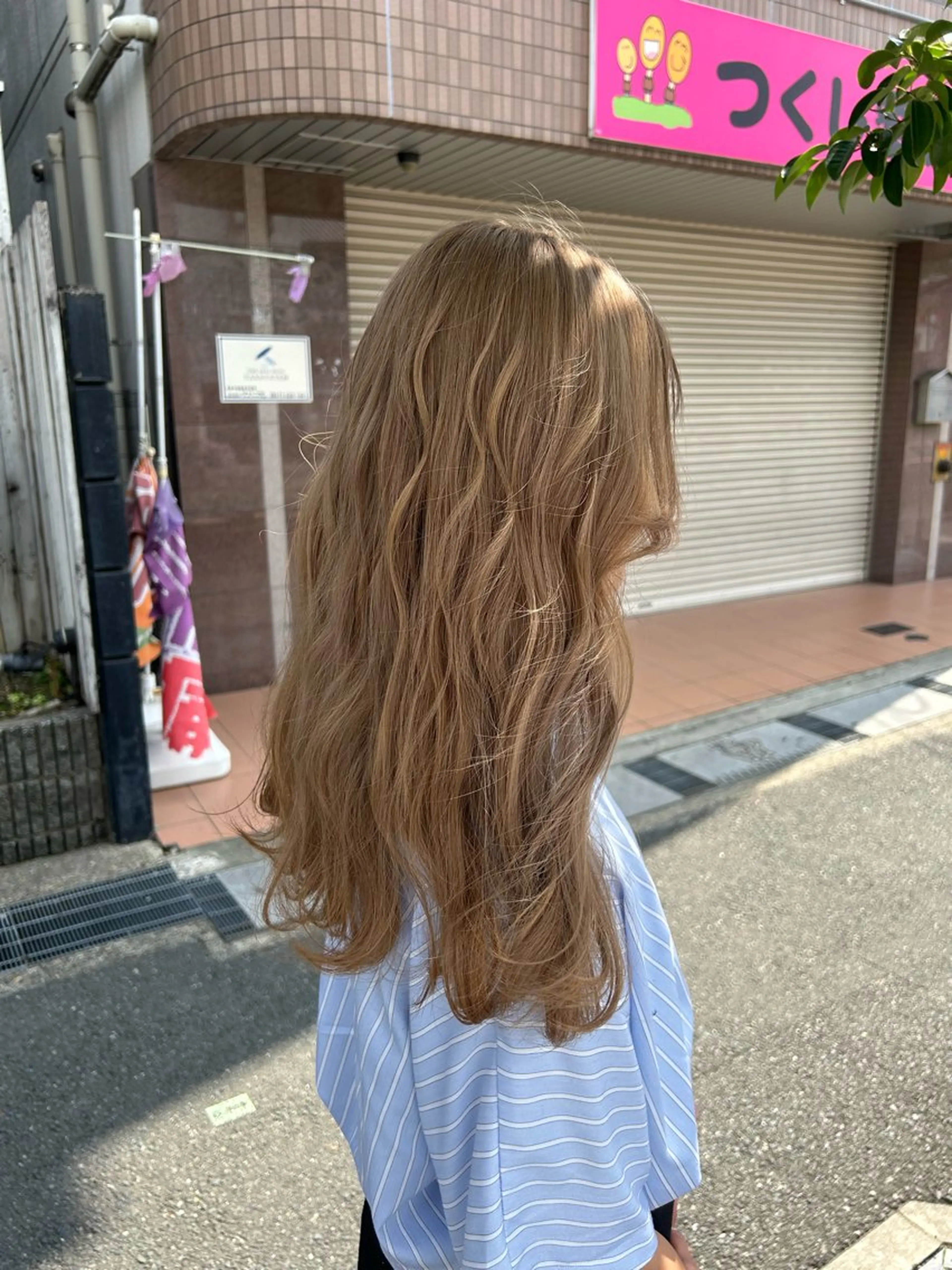 ロング カラー ベージュカラー ブリーチ ヘアセット 🫧🍋ダブルカラー 🍋mizuhoのヘアスタイル