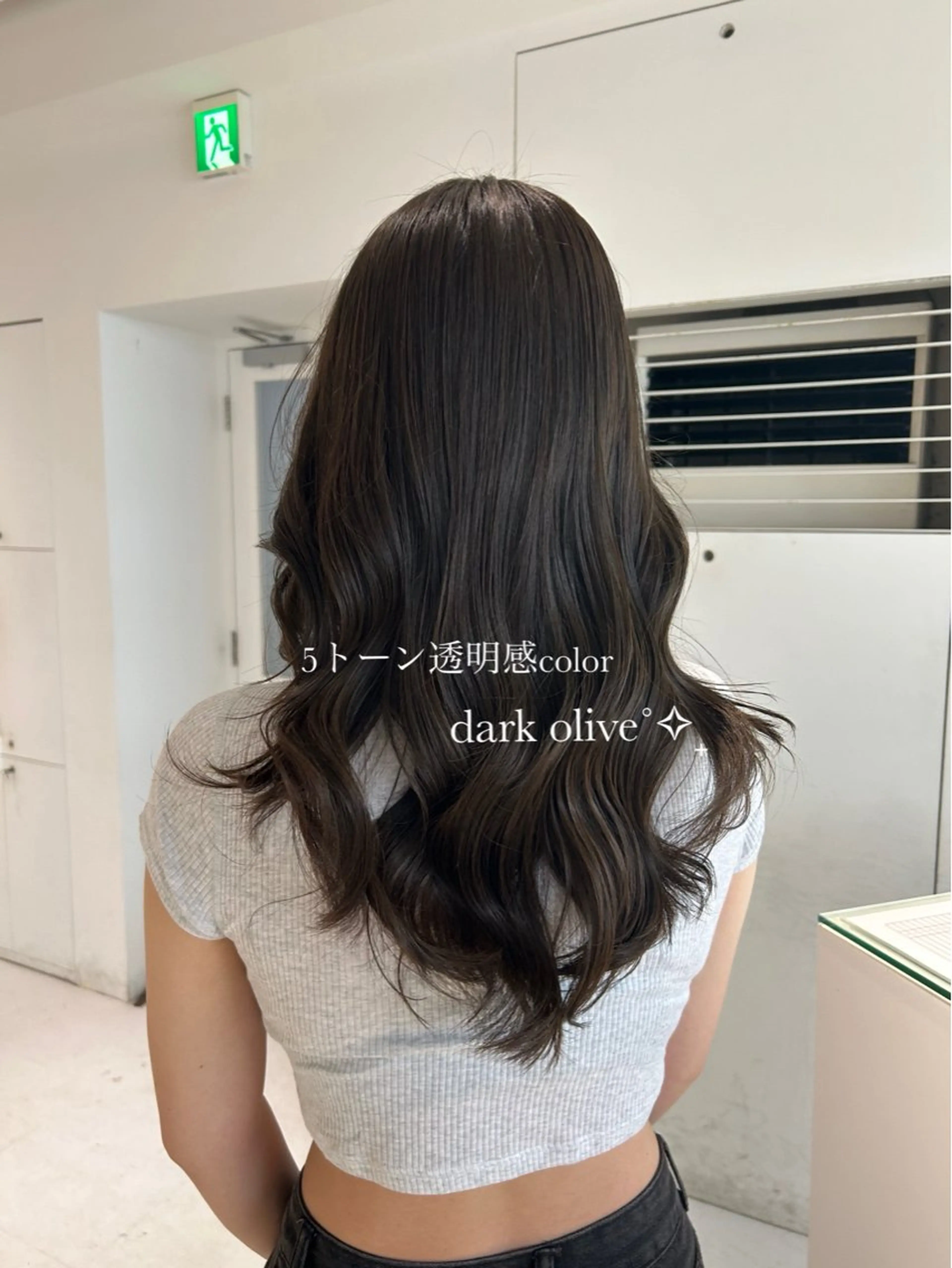 セミロング カット ヘアカラー 透明感color ˚✧₊amuのヘアスタイル