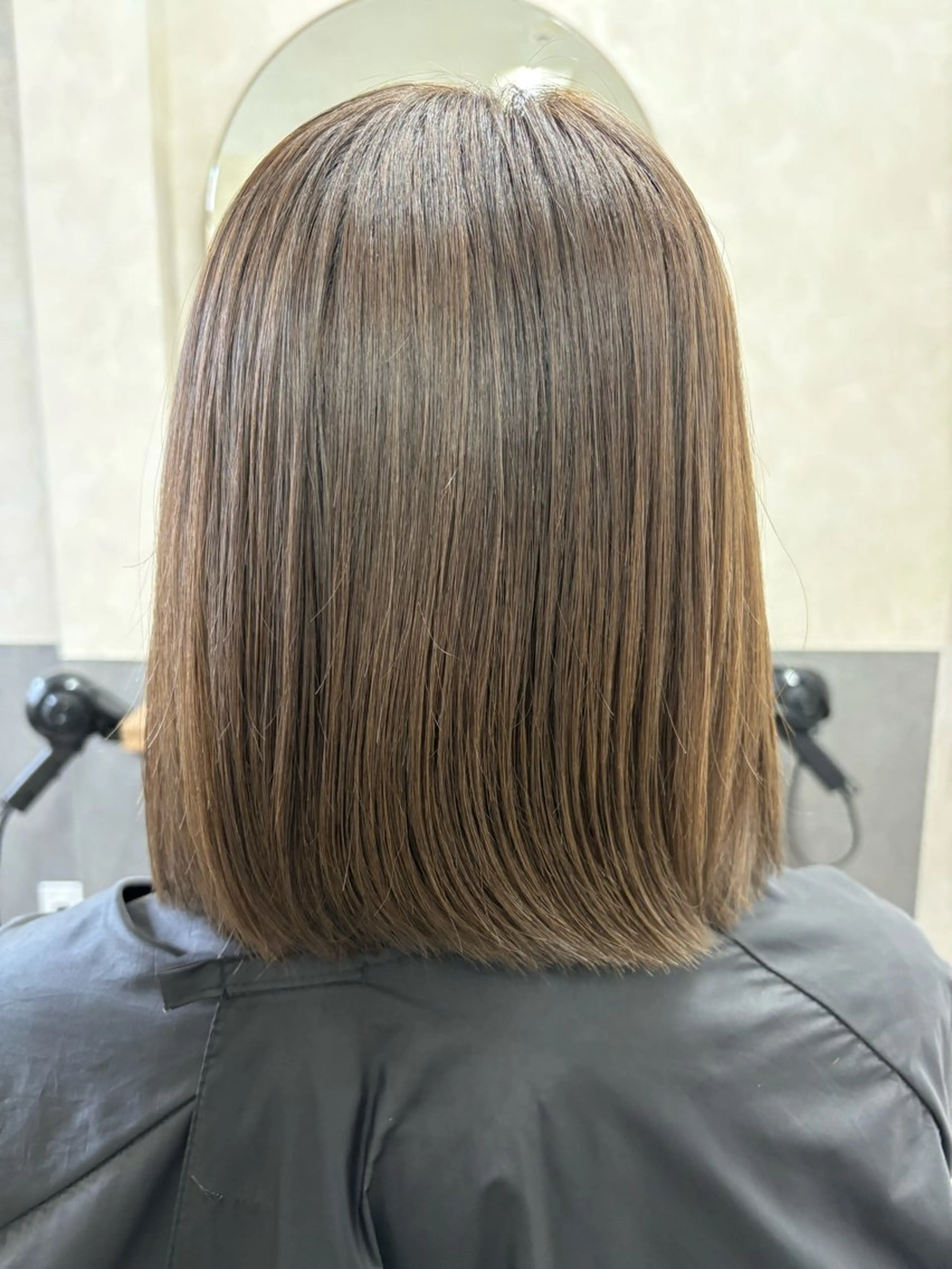 ミディアム カラー ヘアカラー トリートメント 梨沙_ 蘇我2号店のヘアスタイル