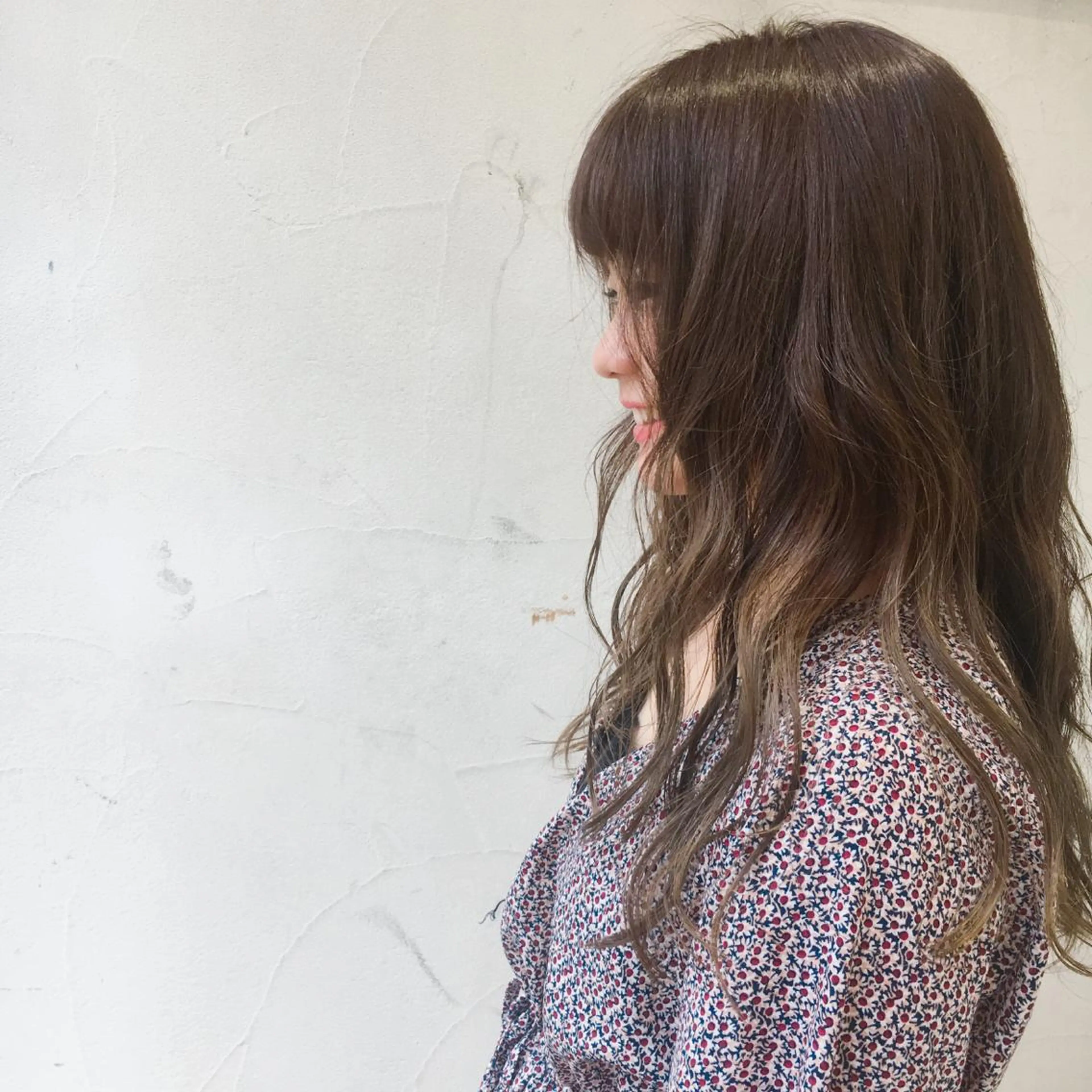 ロング カラー ヘアアレンジ ミドウチ アヤカのヘアスタイル