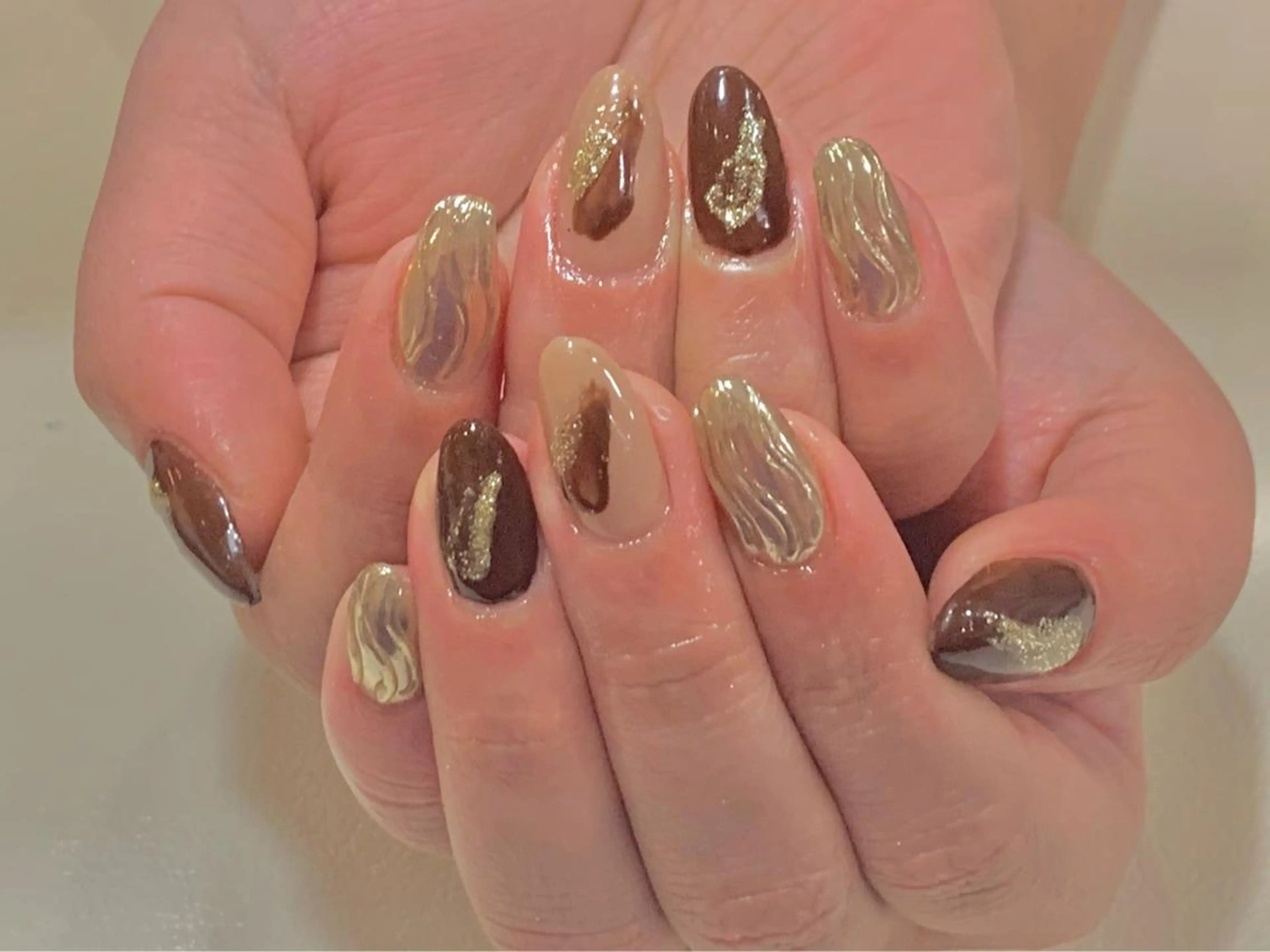 【ジェル】✨自店オフ無料✨10本アートし放題✨パーツ1000円分込❤️持ち込みデザイン可能✨の写真