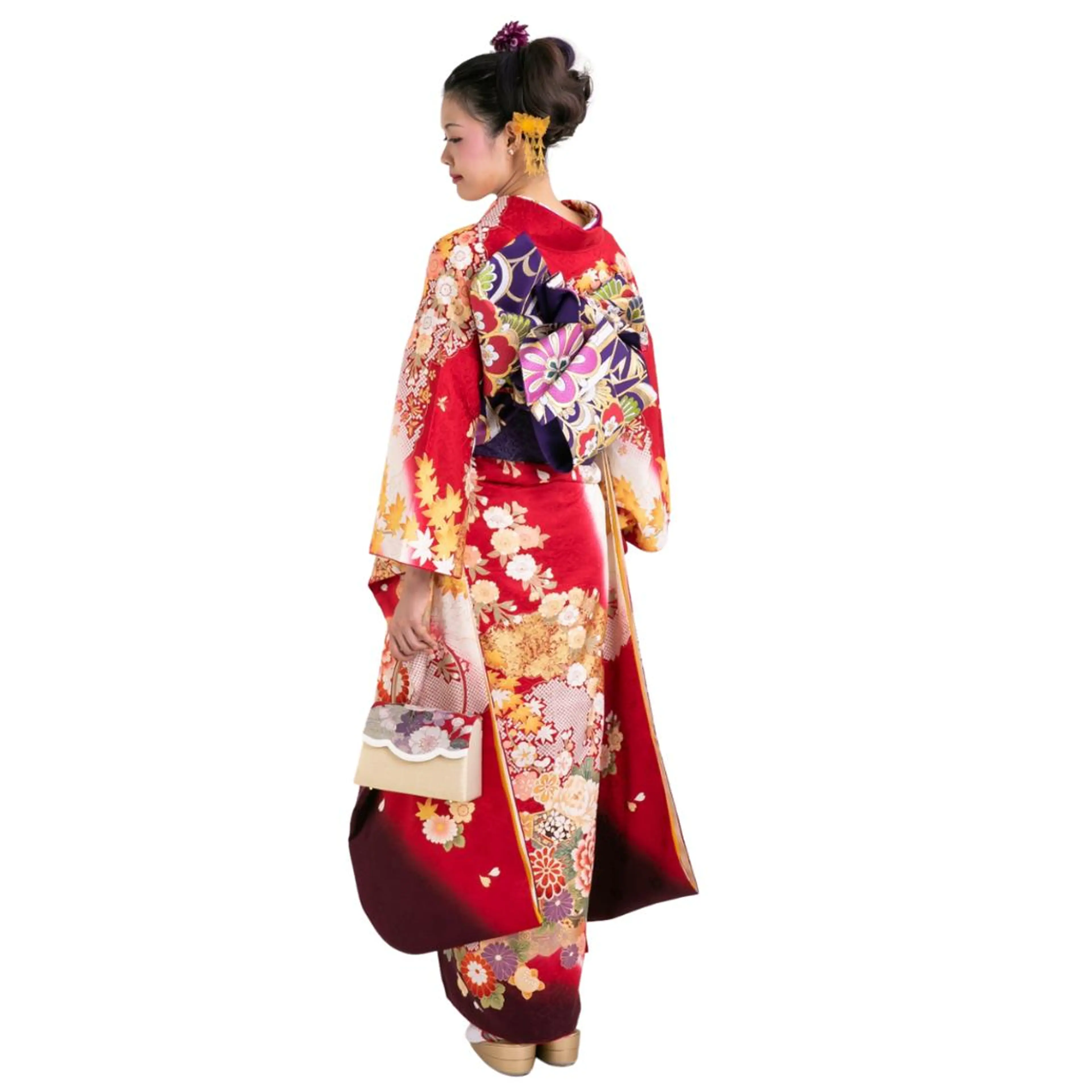 お振袖 着付けの写真