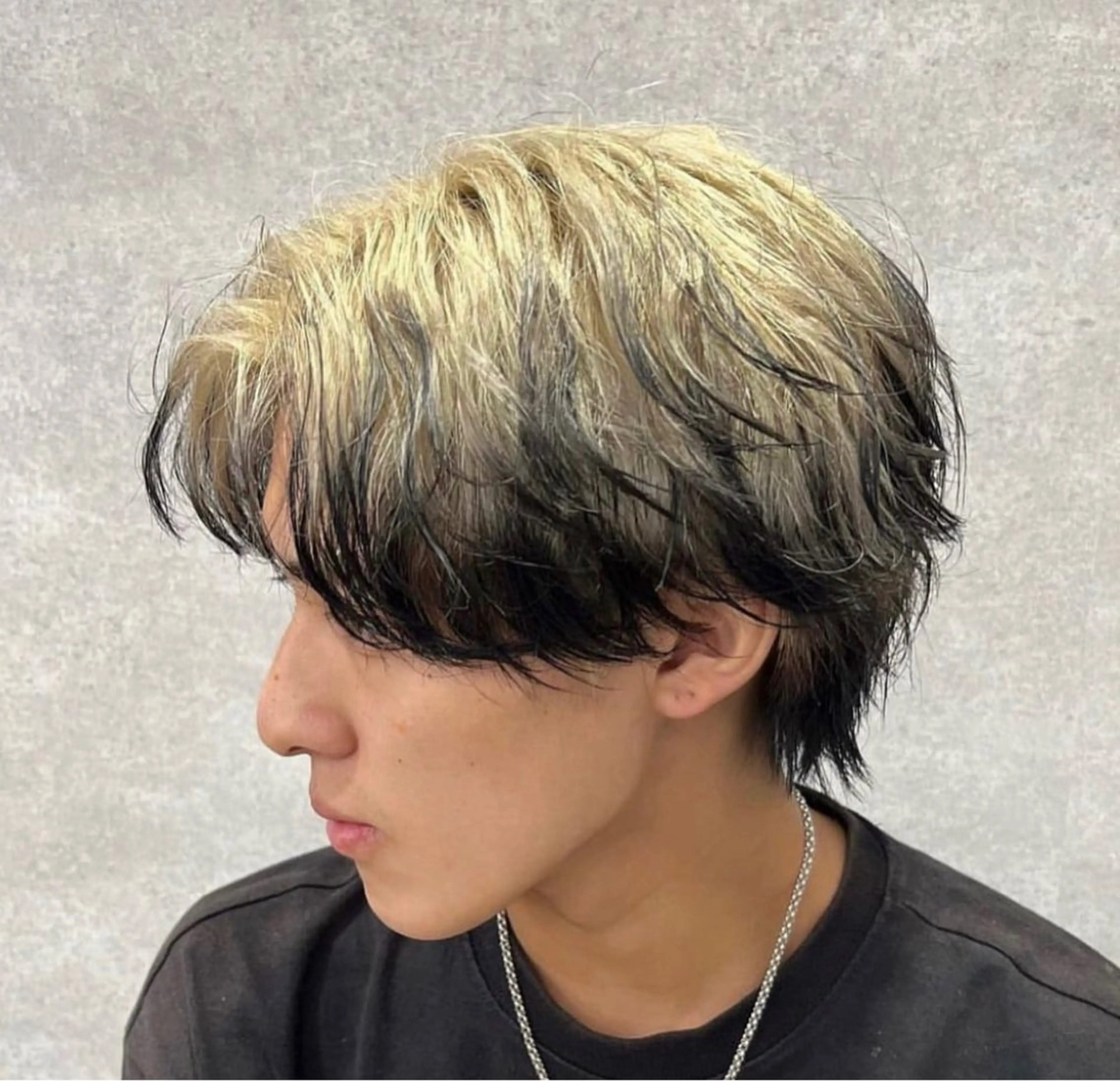 ショート カラー パーマ メンズ カット パーマ 🔥メンズ 特化🔥菊水皐暉🔥のヘアスタイル