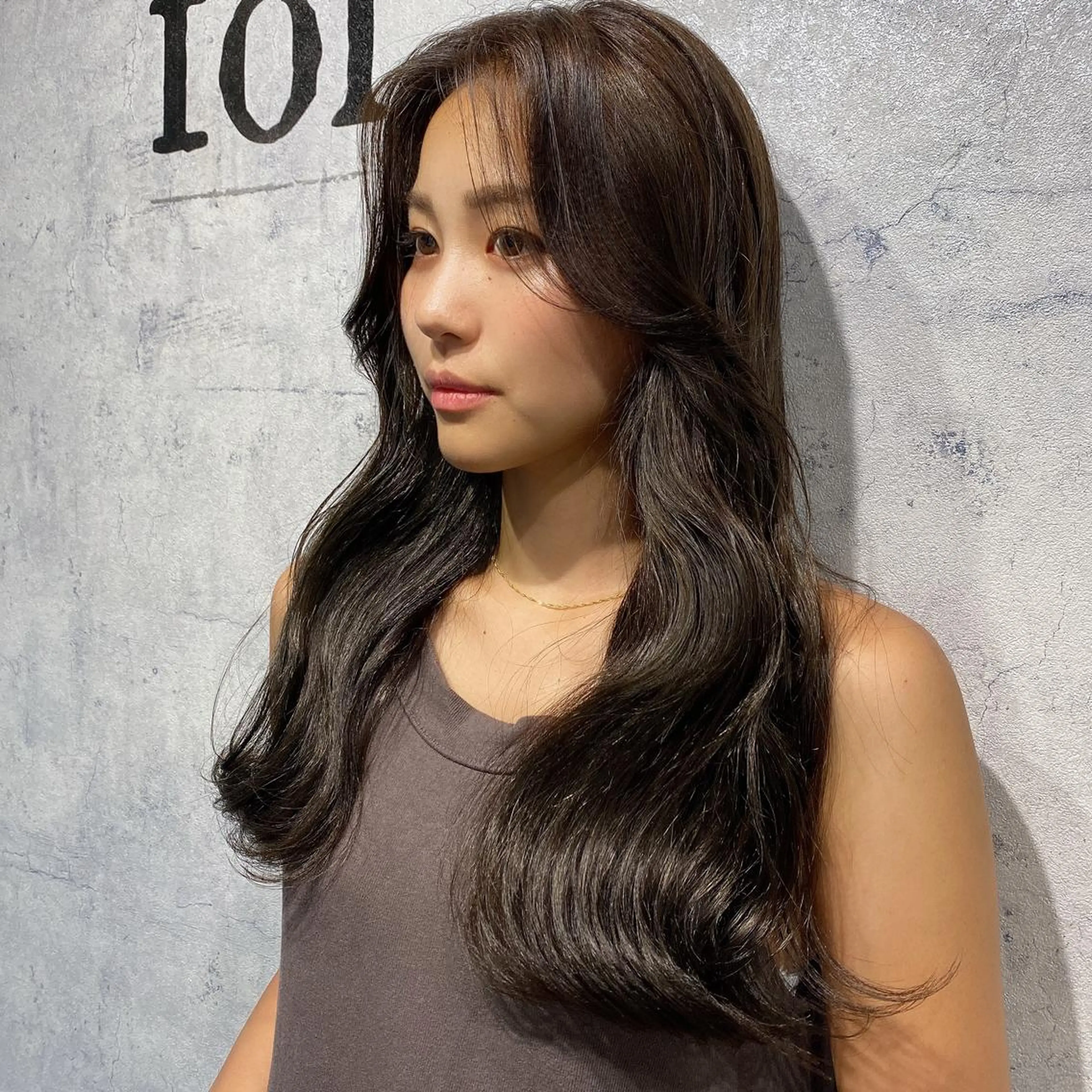 ロング カラー カット ヘアカラー トリートメント ヘッドスパ ヘアセット 韓国レイヤー/ 顔周り💕田中将吾のヘアスタイル
